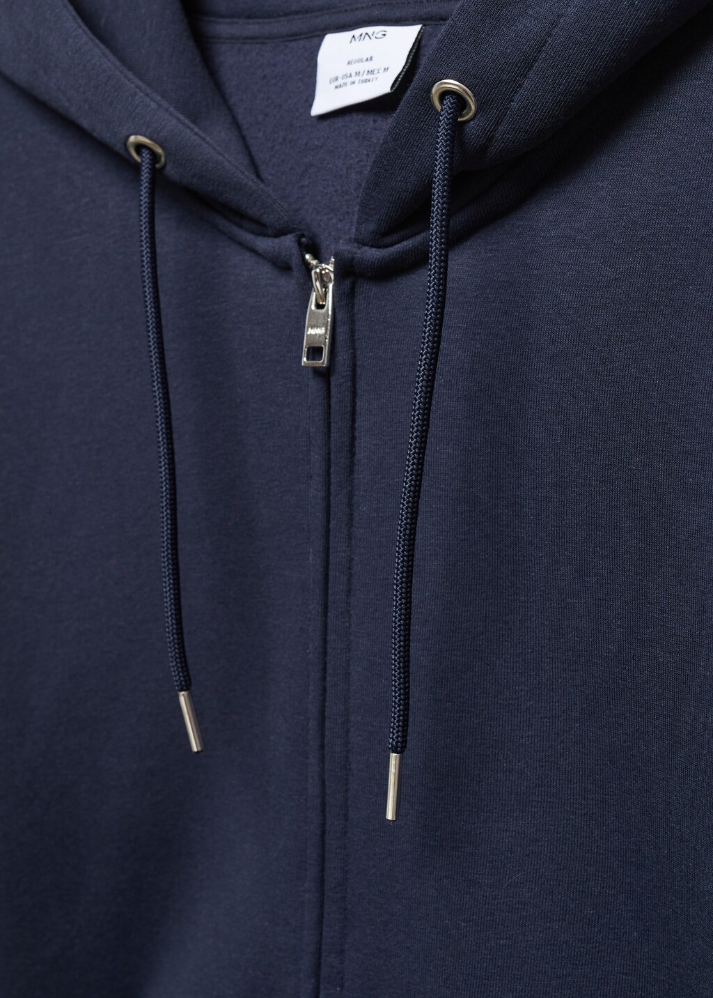 Cotton zip-up hoodie - Details of the article 8