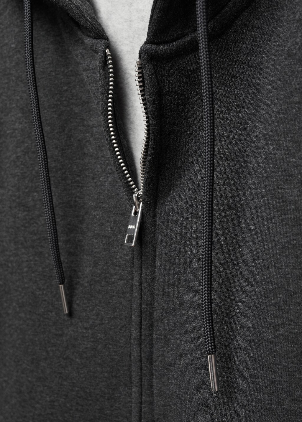 Cotton zip-up hoodie - Details of the article 8