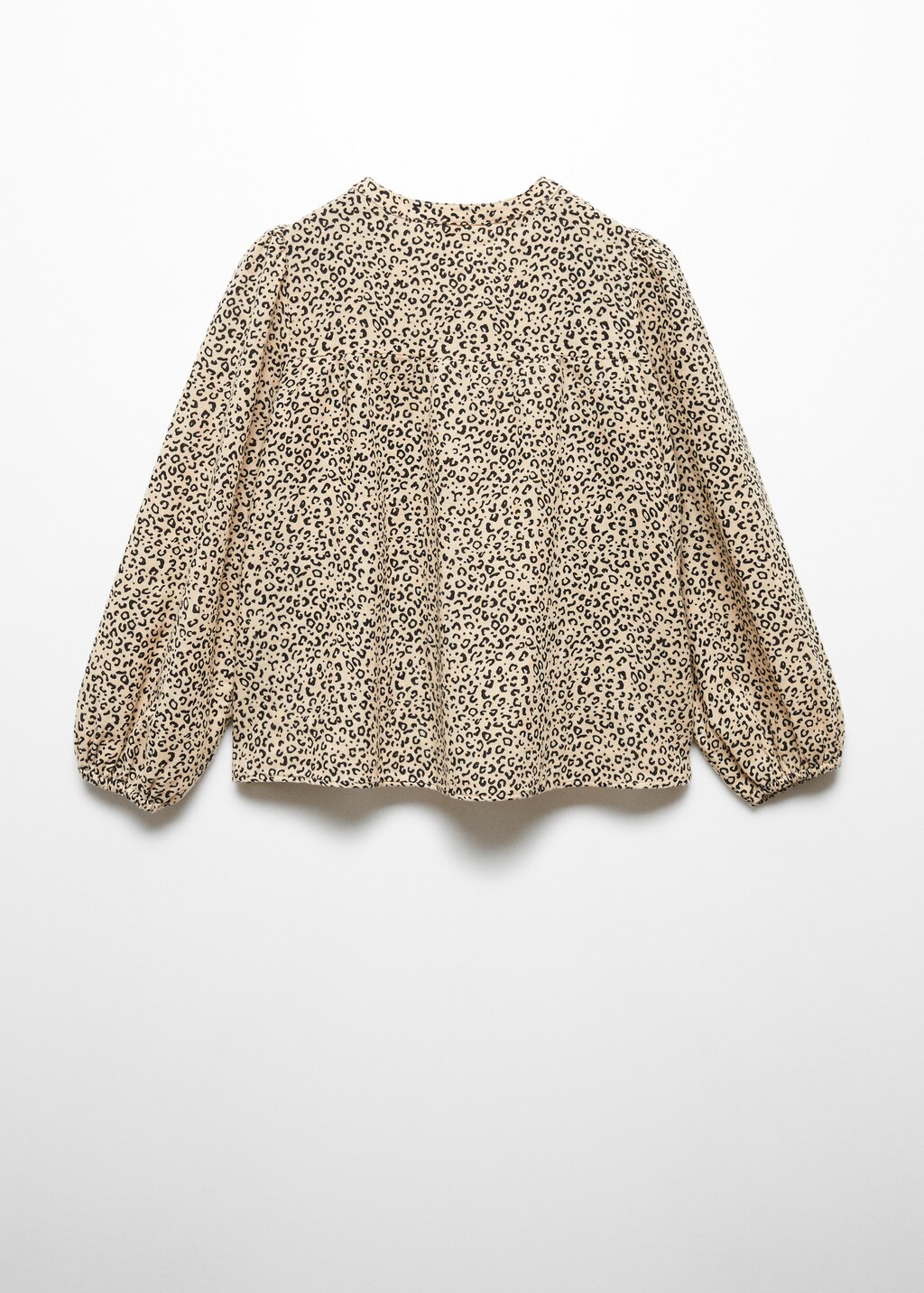 Leopard print blouse - Reverse of the article