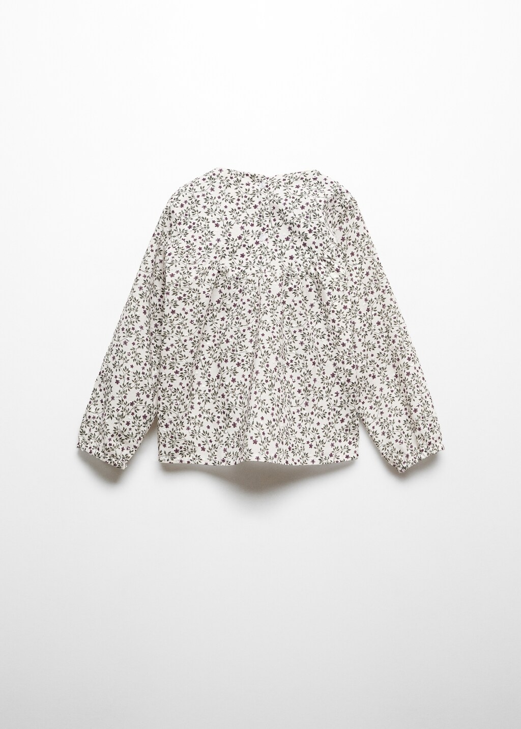 Blouse à fleurs coton - Verso de l’article