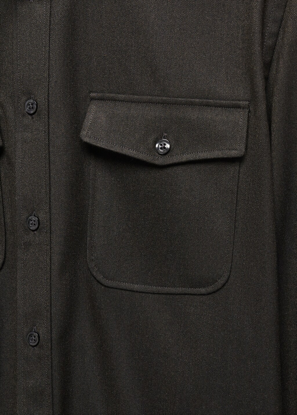 Chest-pocket cotton overshirt - Details of the article 8