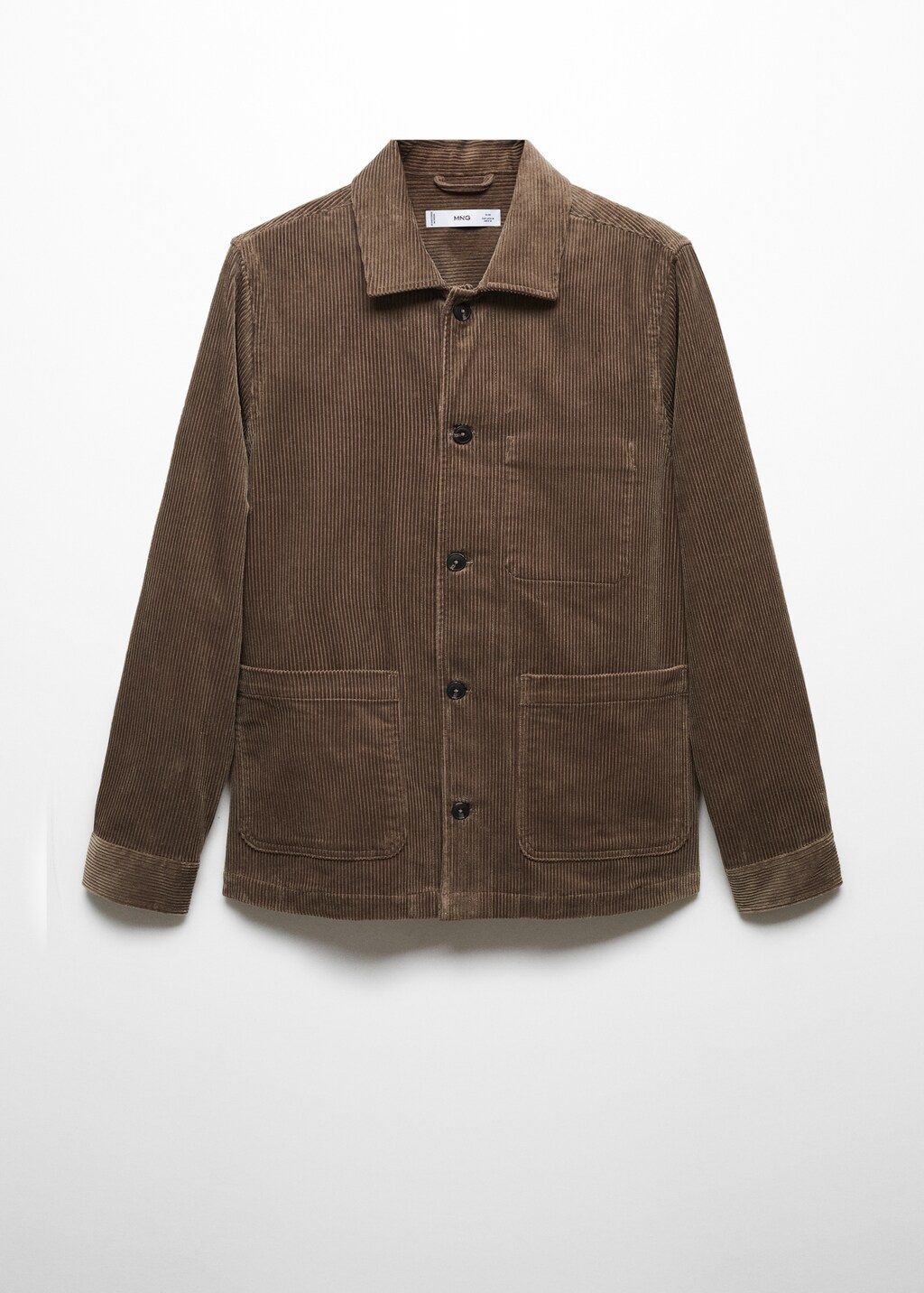 Corduroy pockets overshirt  - Article without model