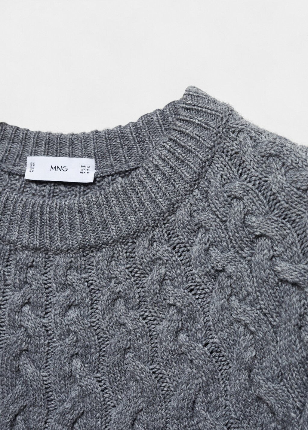 Braided wool-blend sweater - Details of the article 8