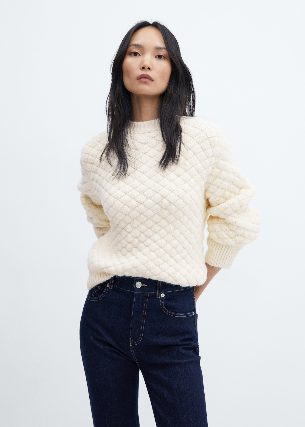 Oversize knit sweater - Medium plane