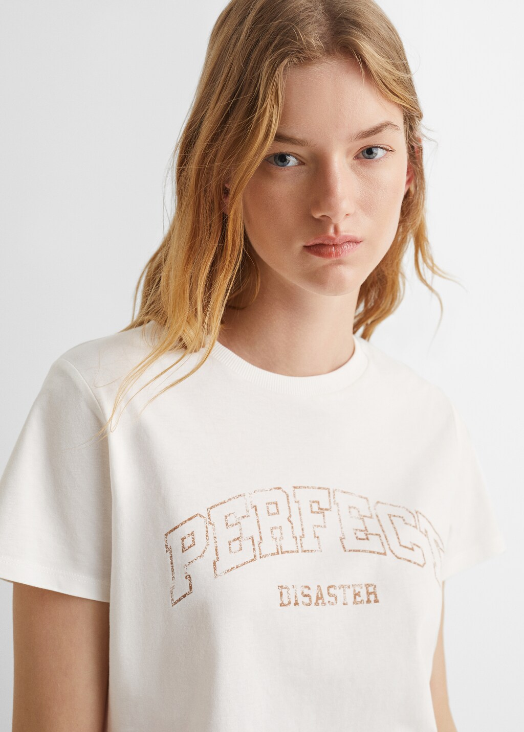 Printed message T-shirt - Details of the article 1