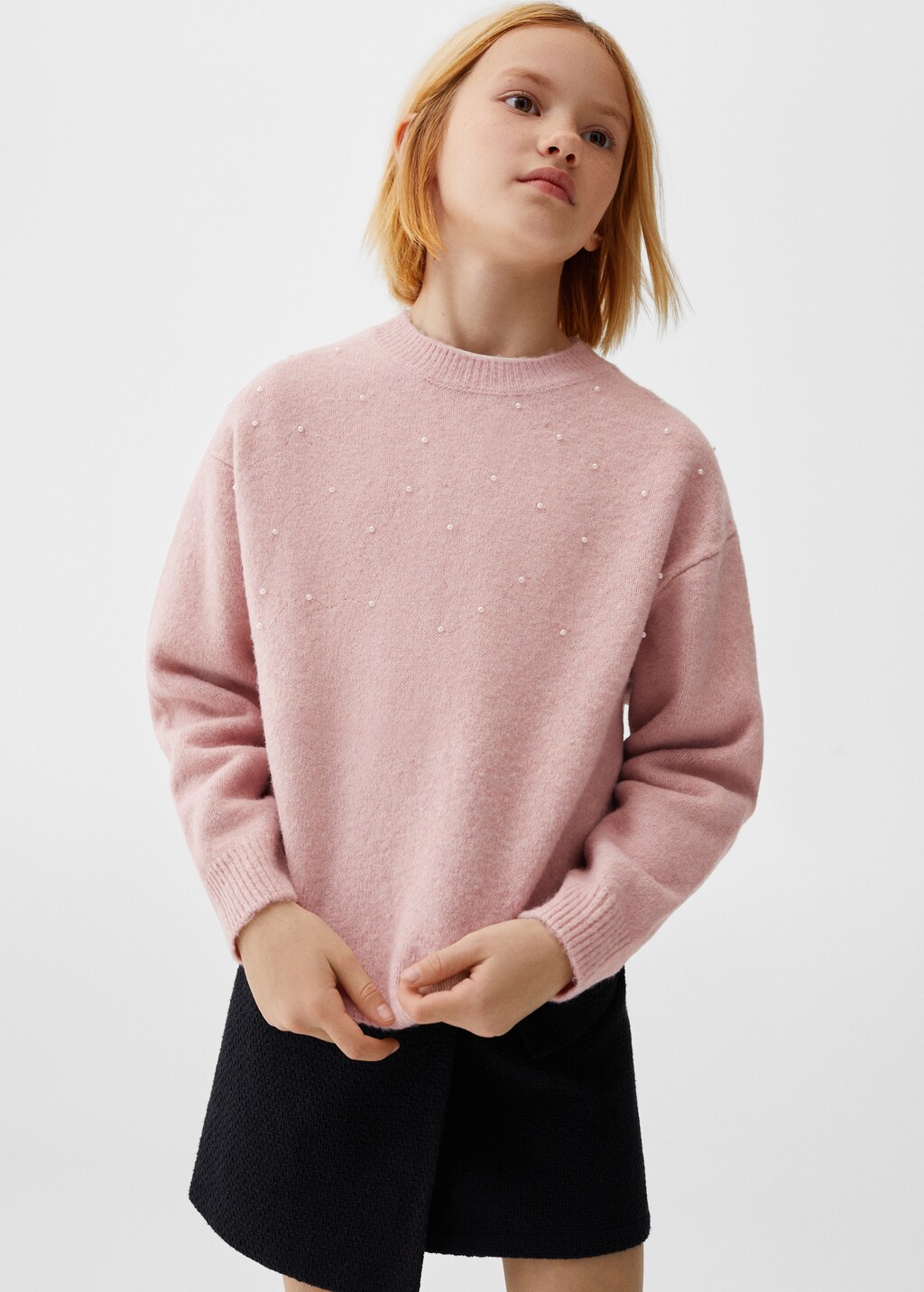 Pearls knitted sweater - Medium plane