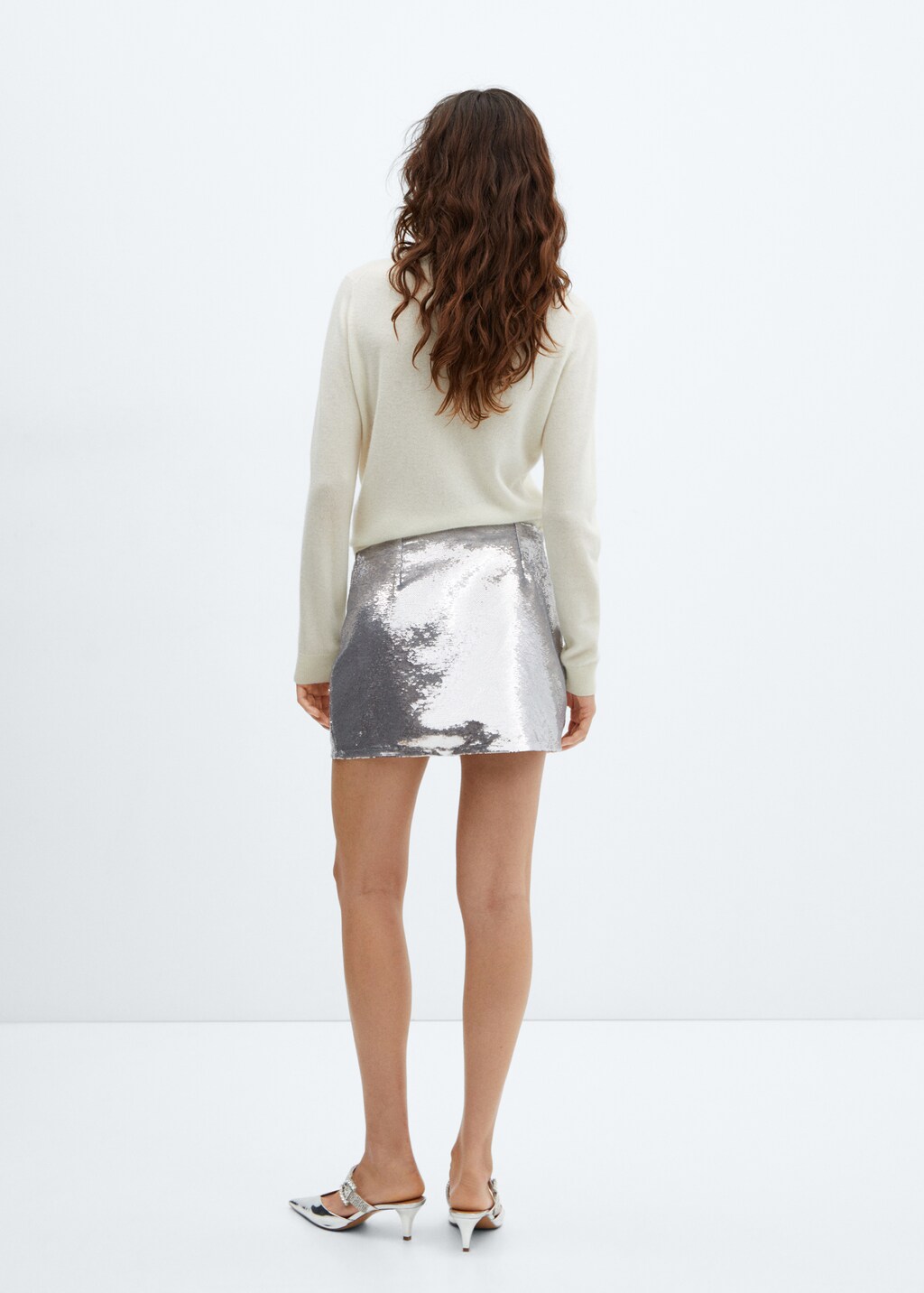 Sequin miniskirt - Reverse of the article