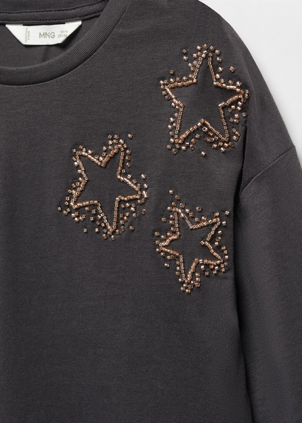 Embroidery beaded T-shirt - Details of the article 8