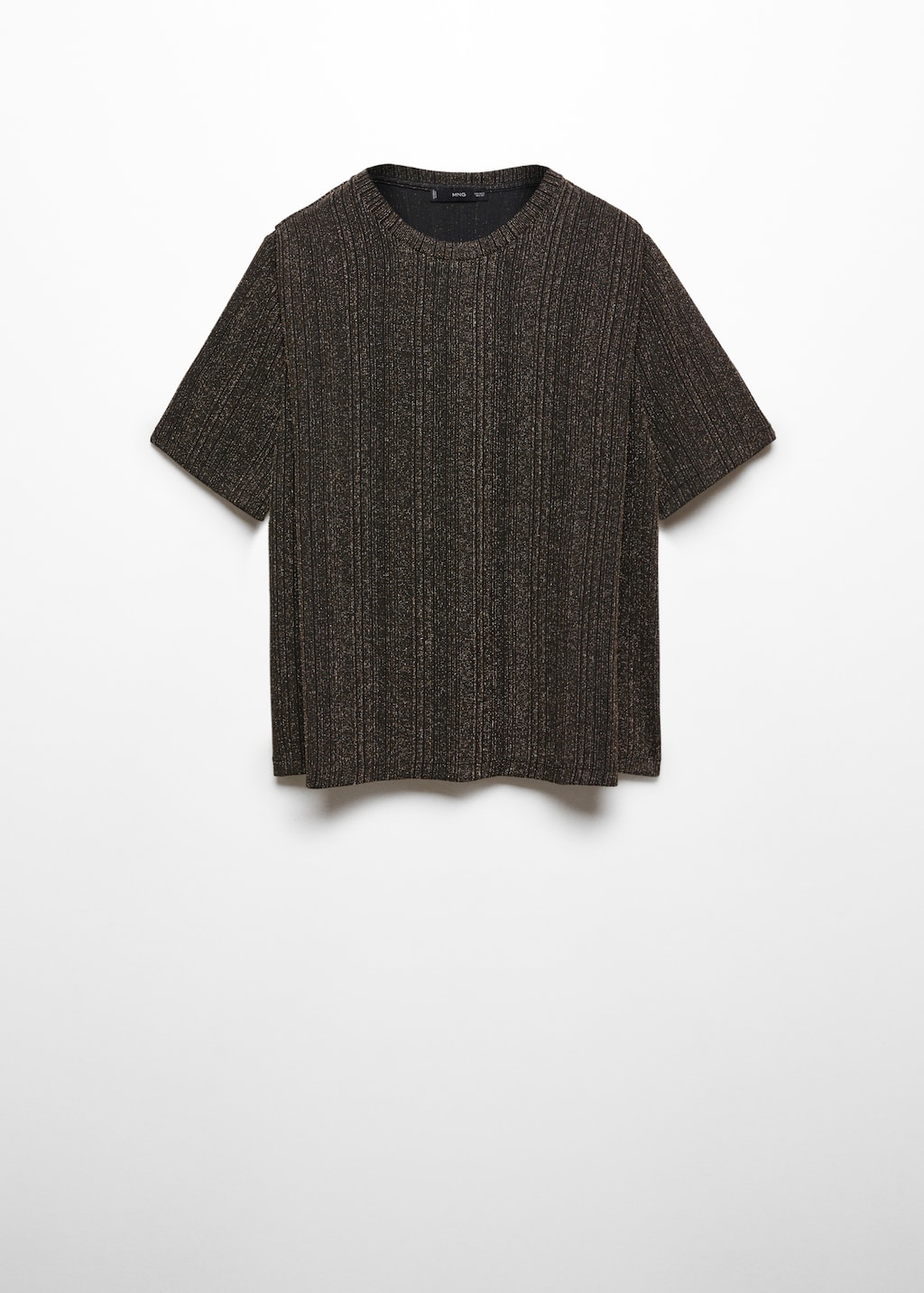 Lurex knitted t-shirt - Article without model