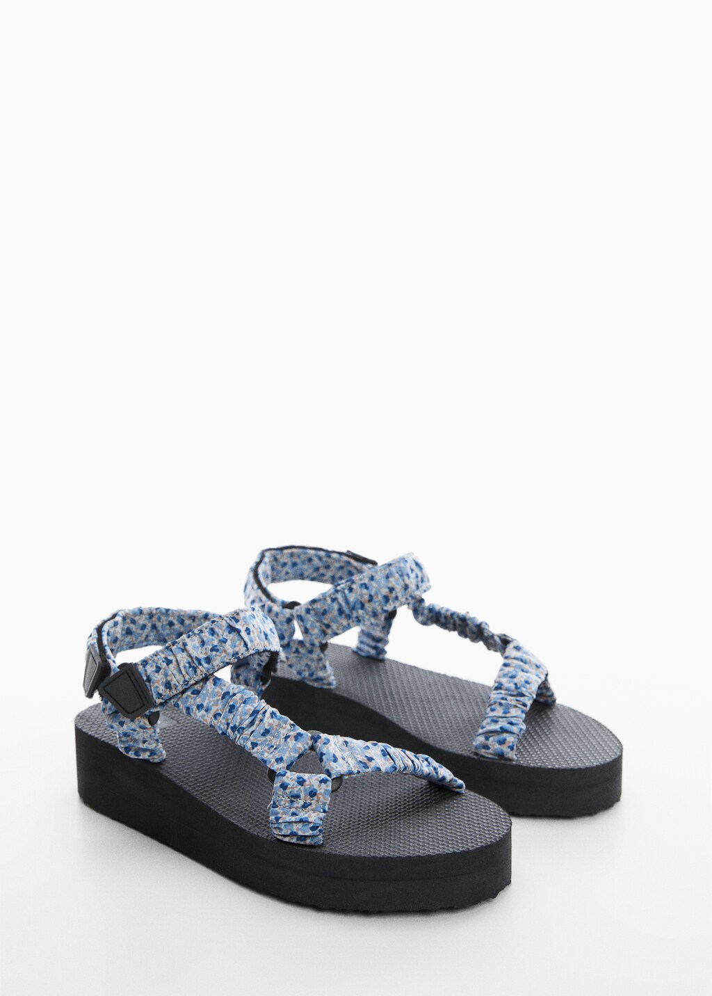 Platform strap sandals - Medium plane