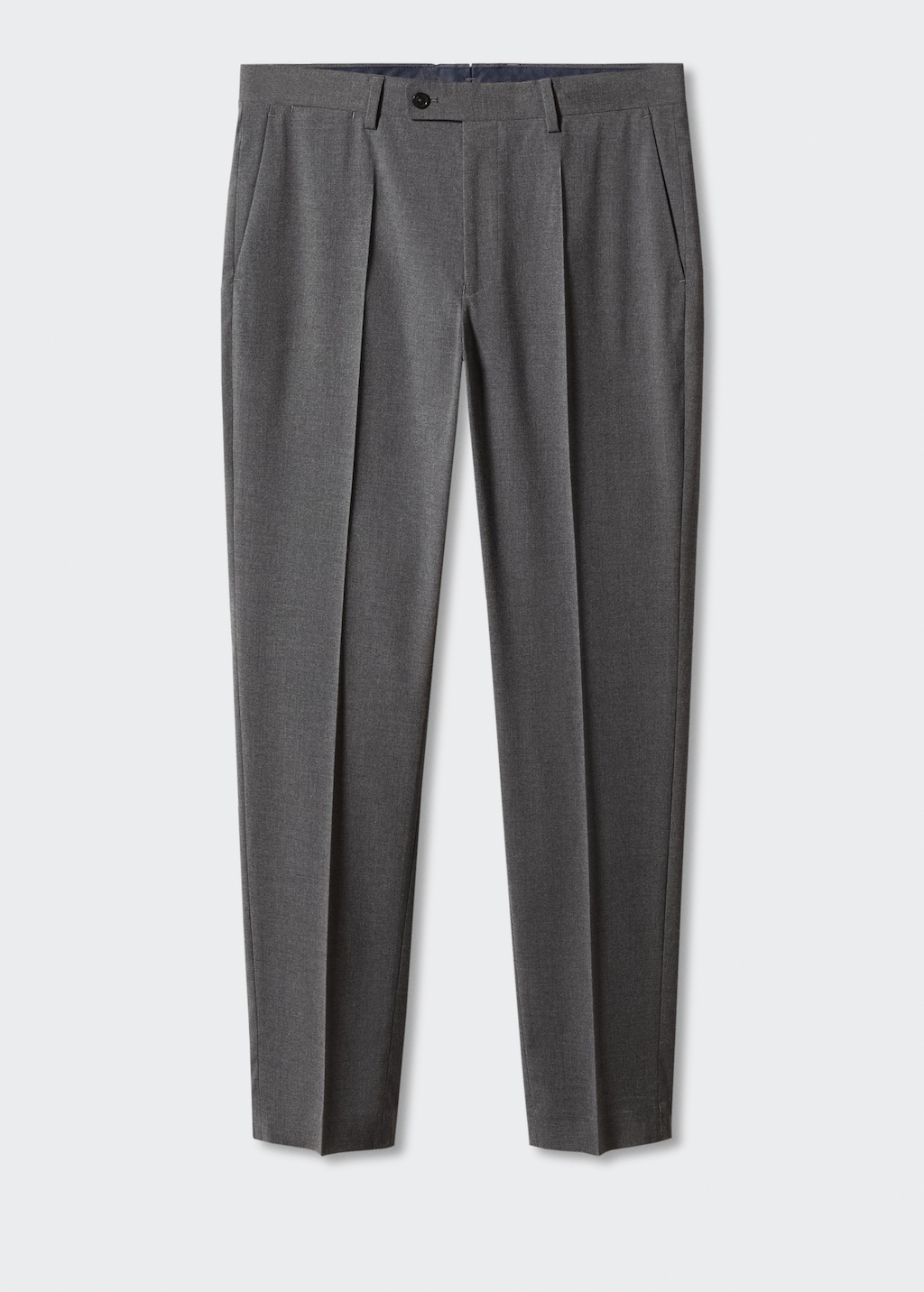 Stretch fabric slim-fit suit trousers - Article without model