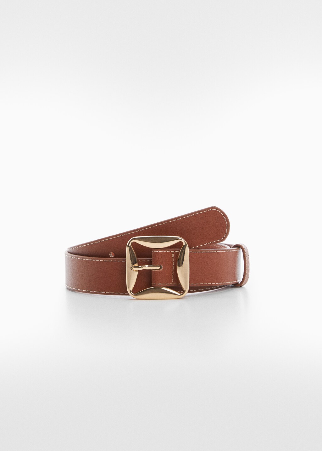 Belt with geometric buckle  - Article without model