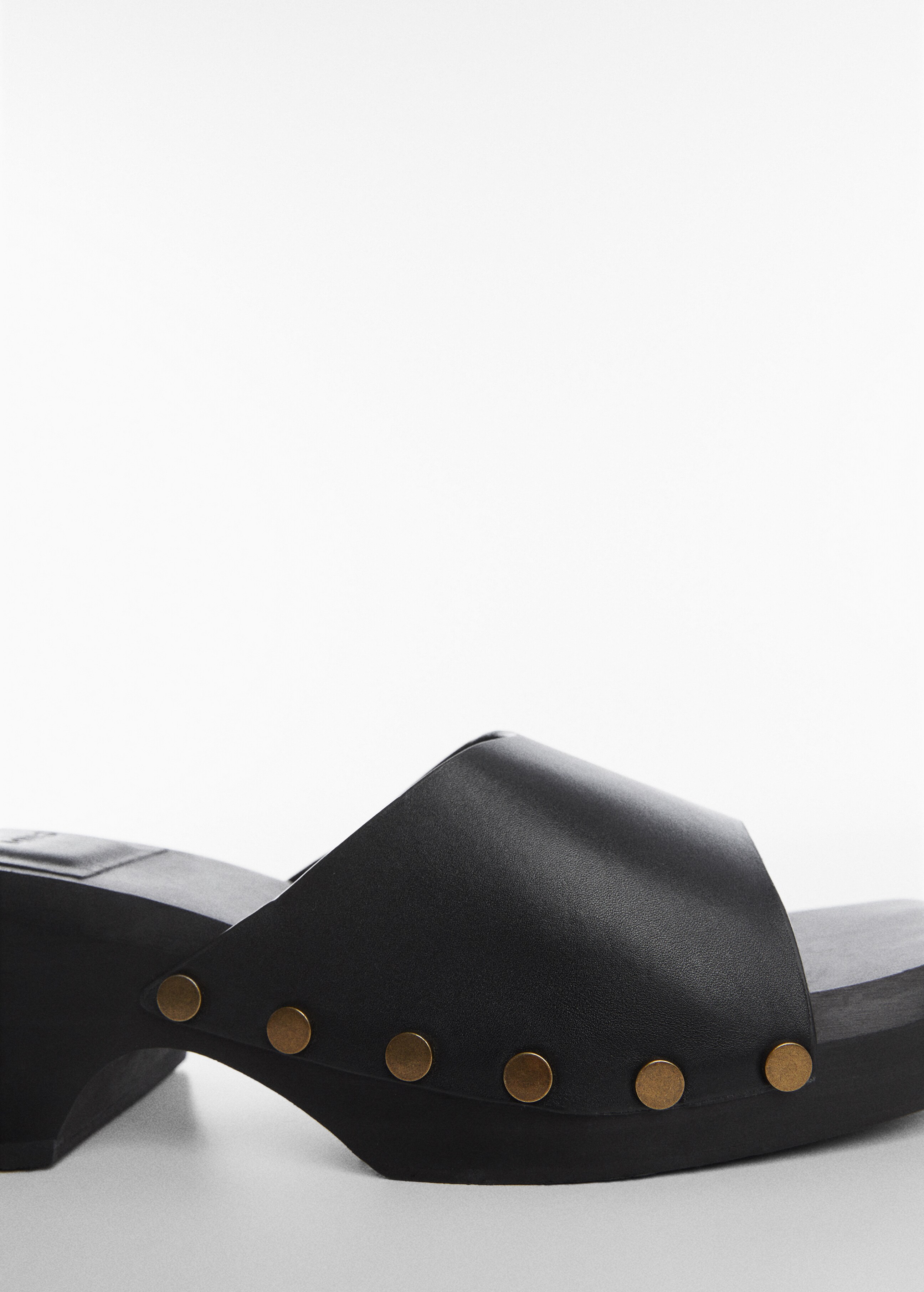 Studded leather clog - Details of the article 2