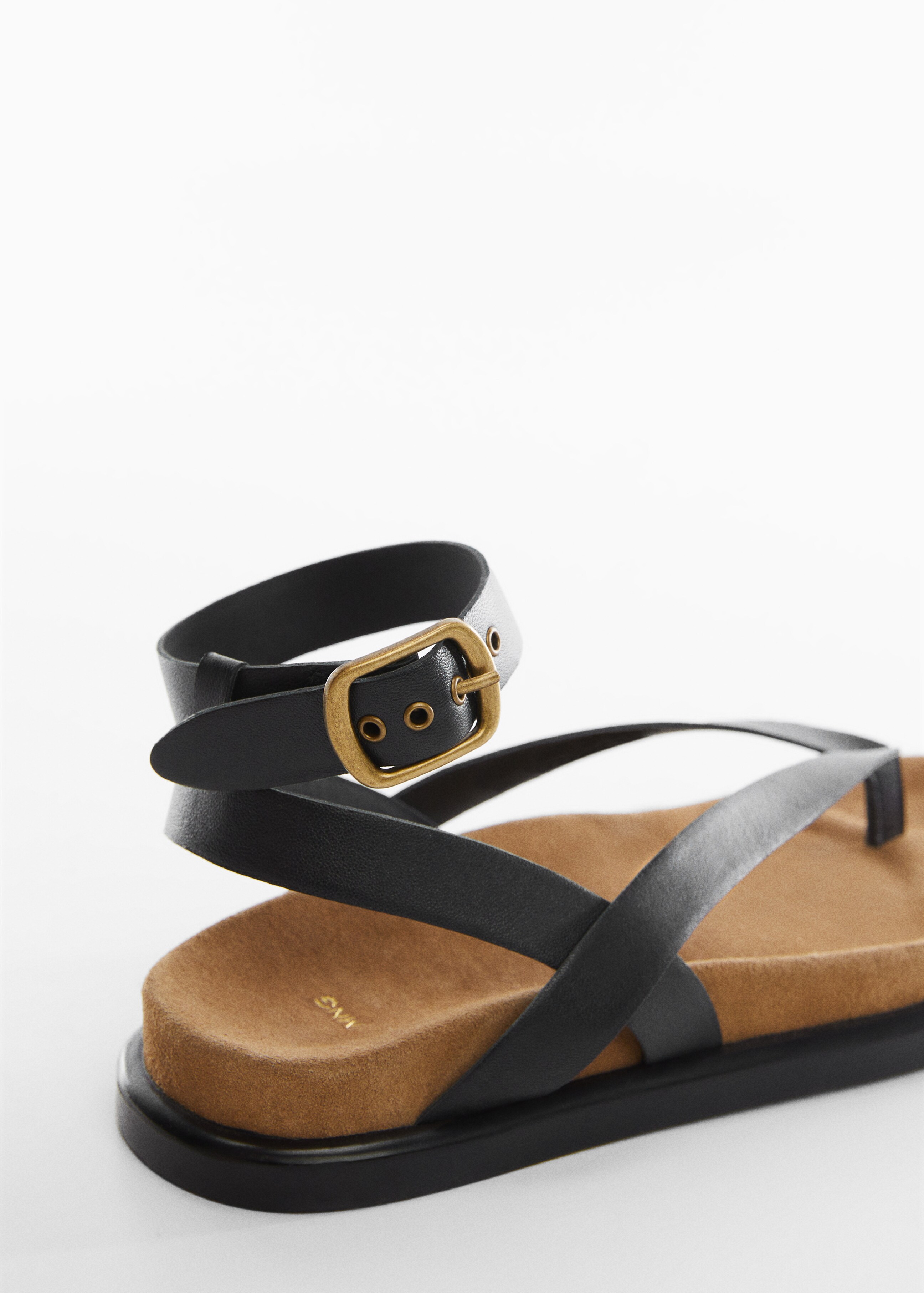 Buckle leather sandals - Details of the article 1