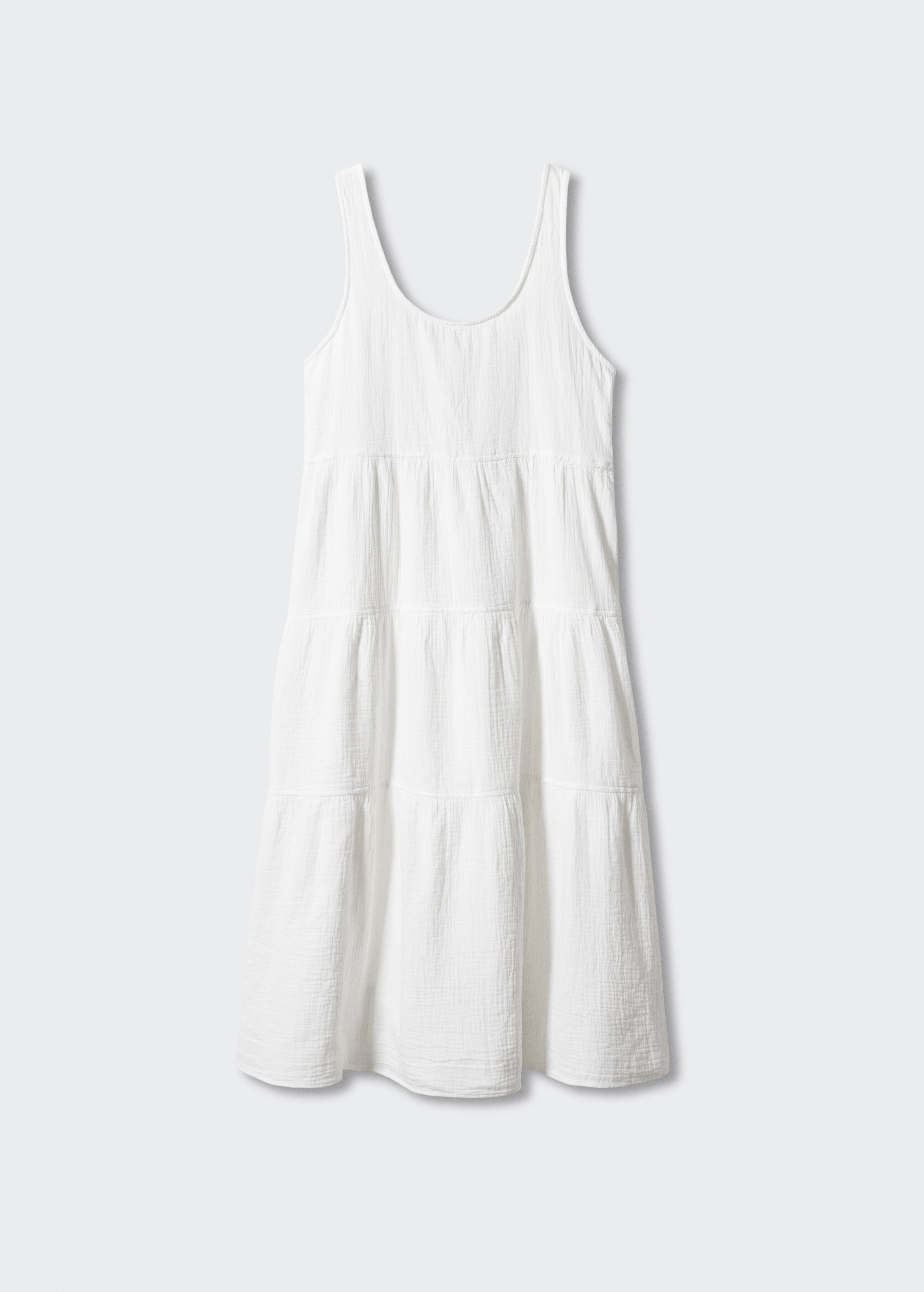 Φόρεμα βαμβάκι βολάν - Προϊόν χωρίς μοντέλο
