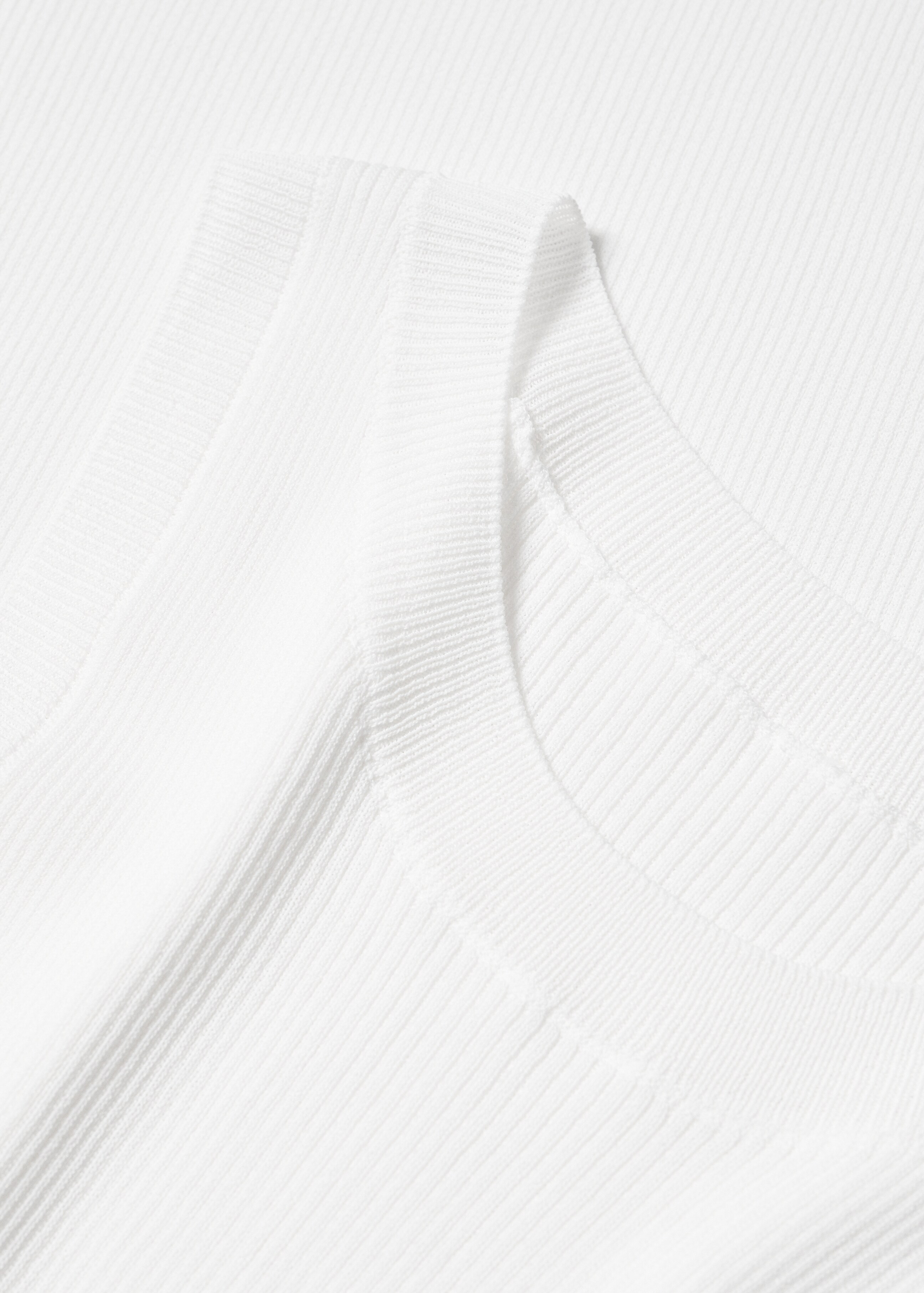 Ribbed knit top - Details of the article 8
