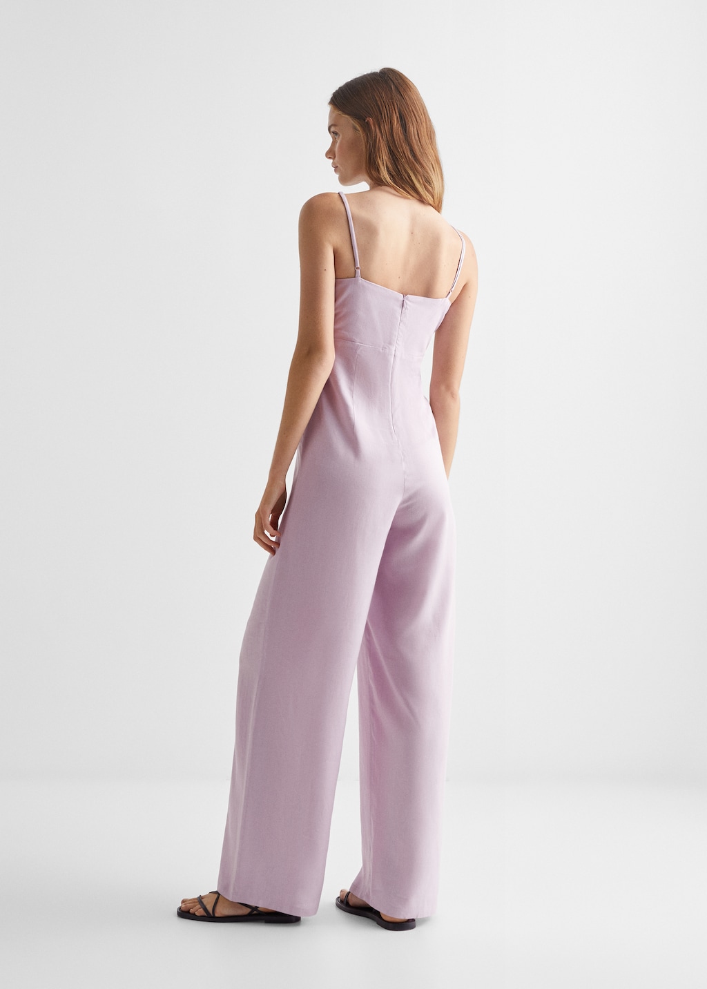 Long jumpsuit with cut-out - Reverse of the article