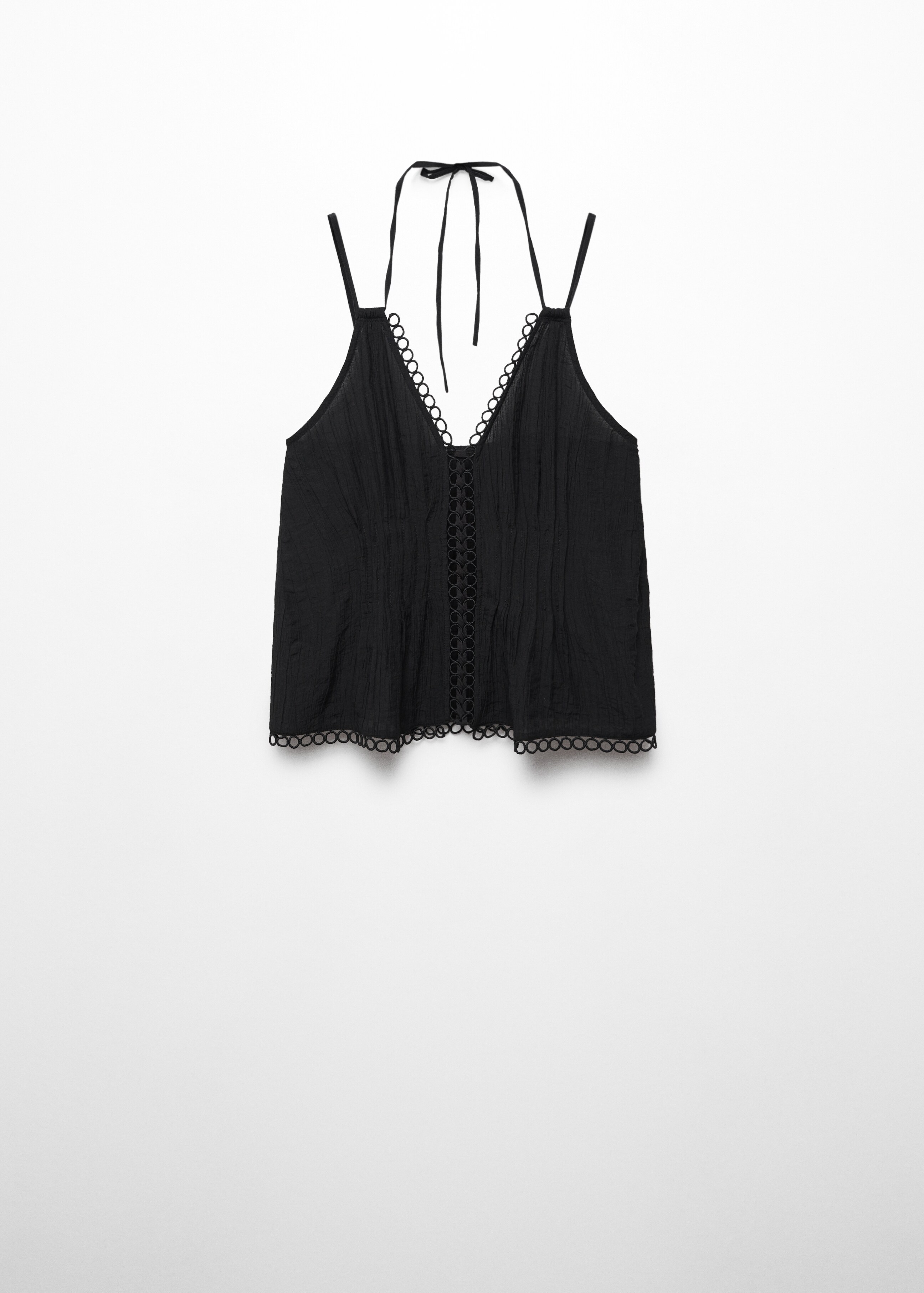 Openwork top with double straps - Article without model