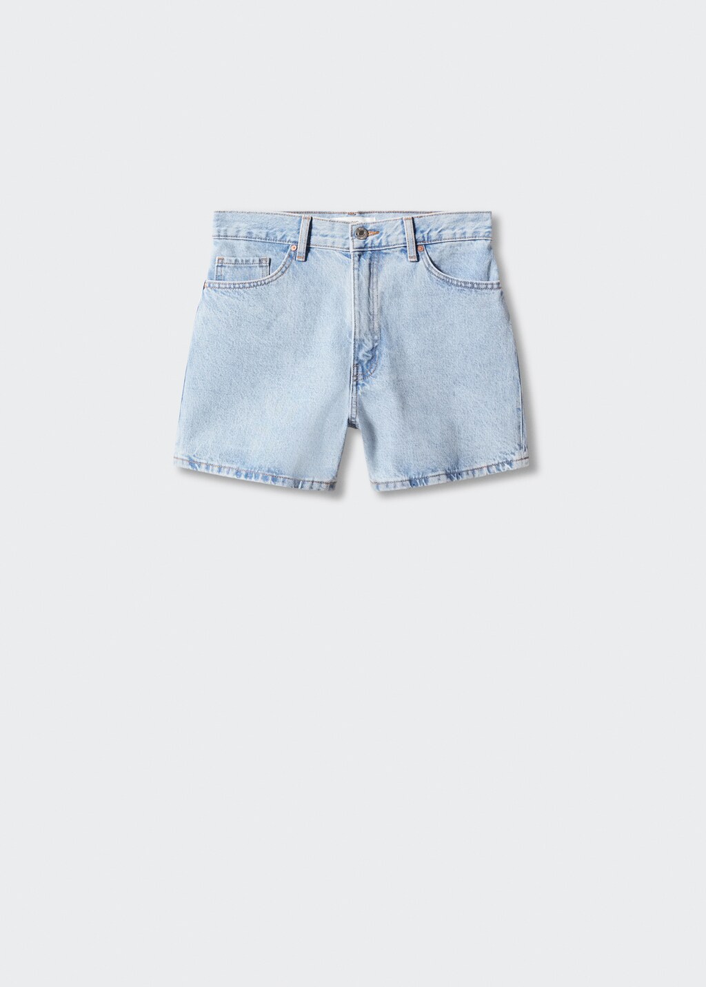 Jeans-Shorts mit hoher Taille - Artikel ohne Model