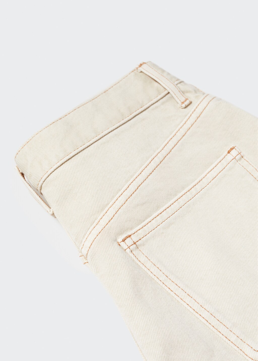 High-rise denim shorts - Details of the article 8