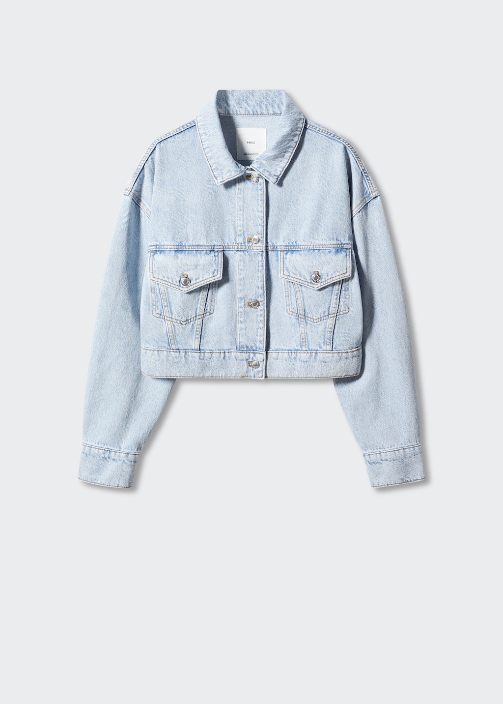 Cropped denim jacket - Article without model