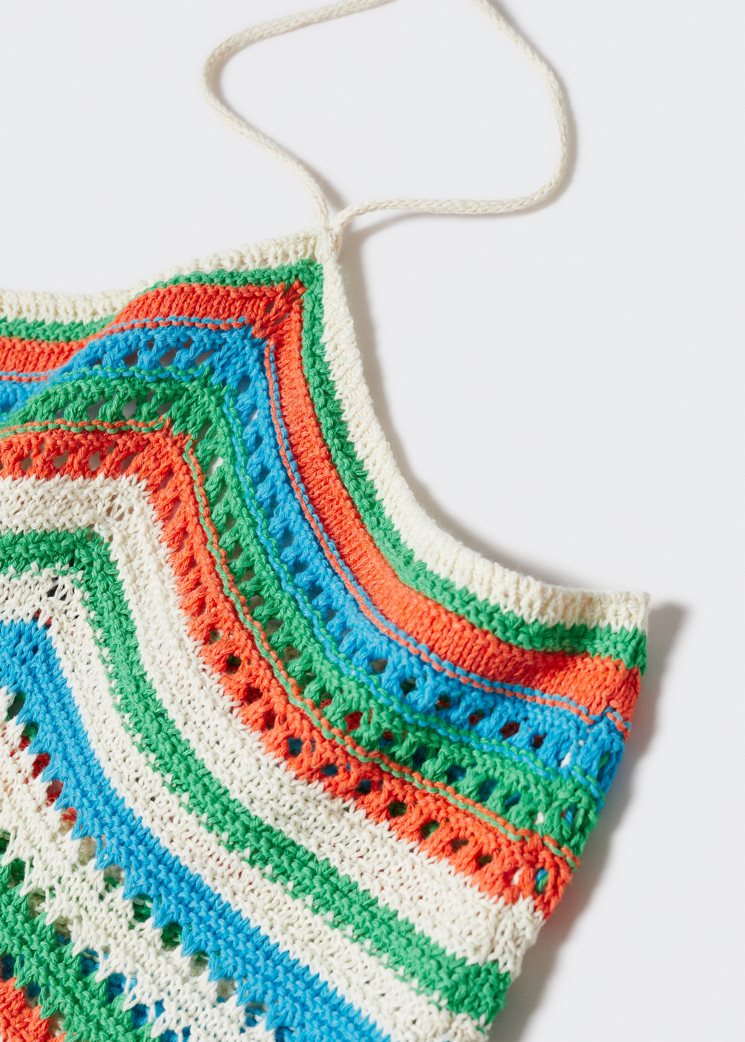 Halter-neck crochet dress - Details of the article 8