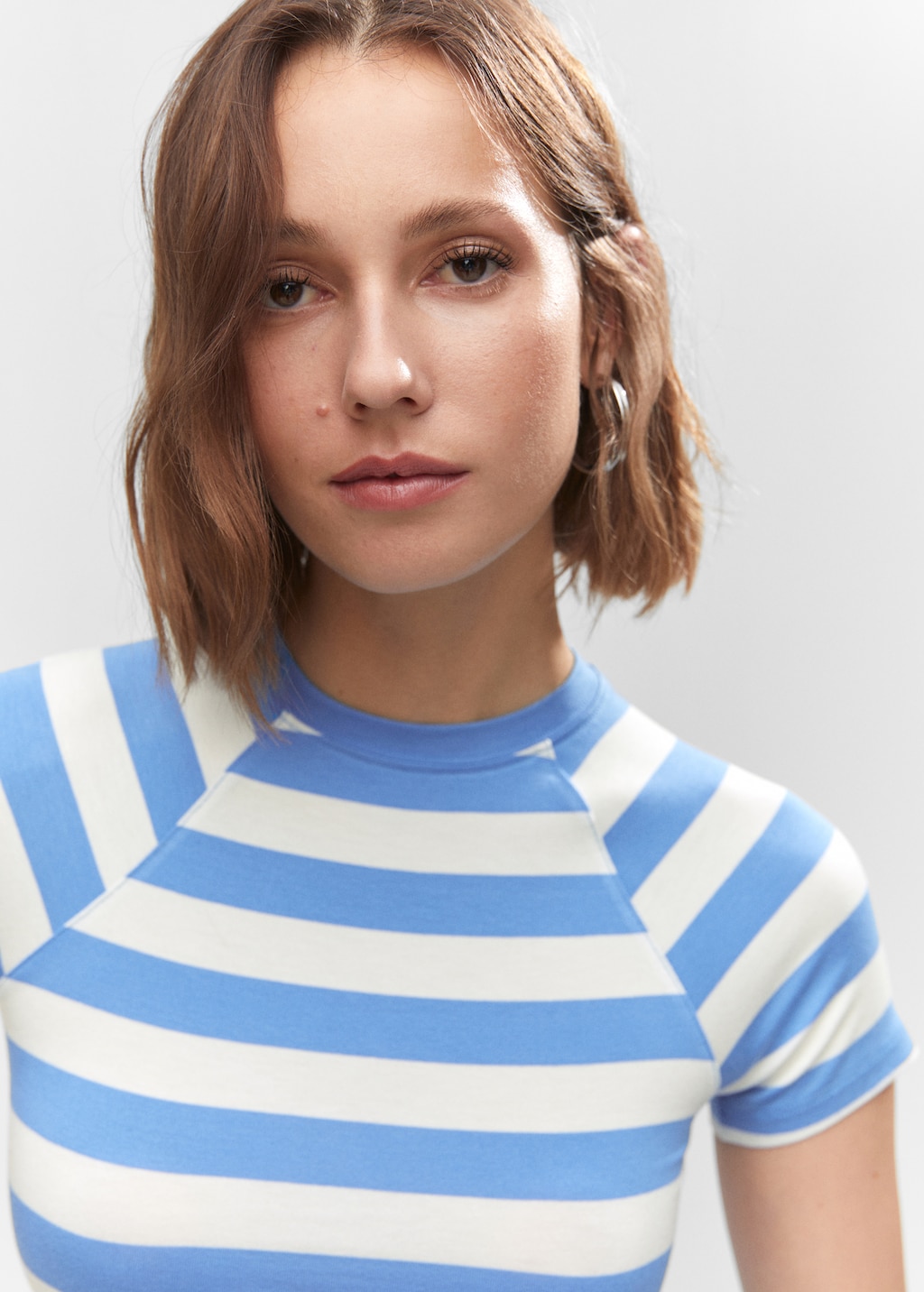 Striped print T-shirt - Details of the article 1