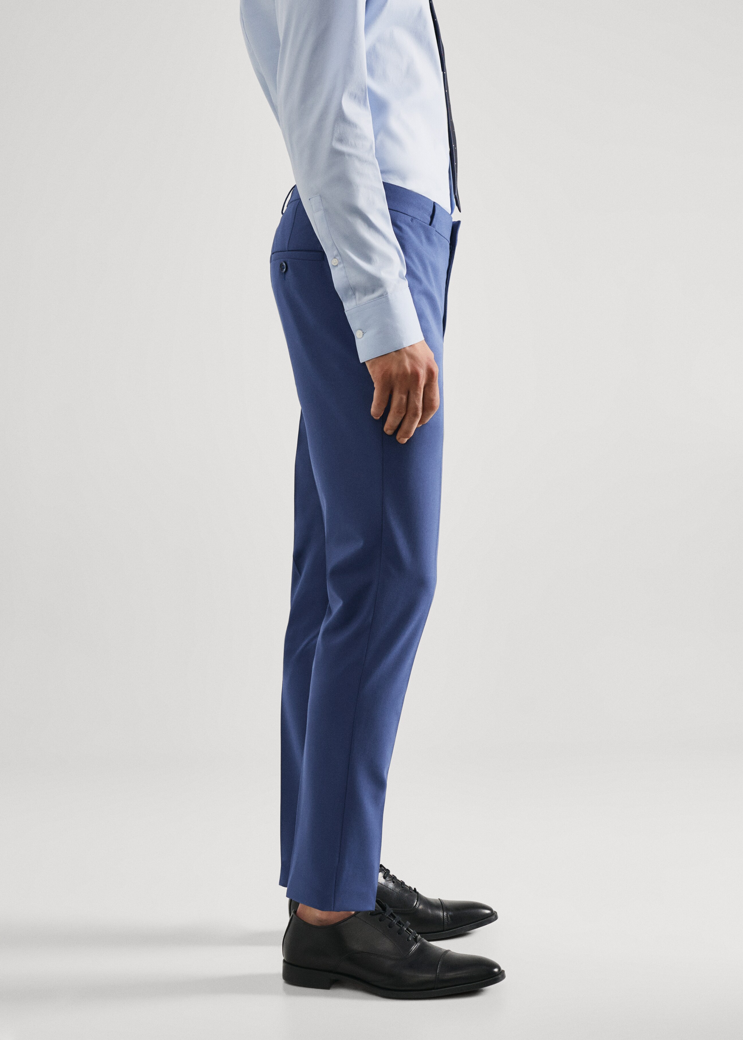 Super slim-fit pantalon van stretch stof - Detail van het artikel 2