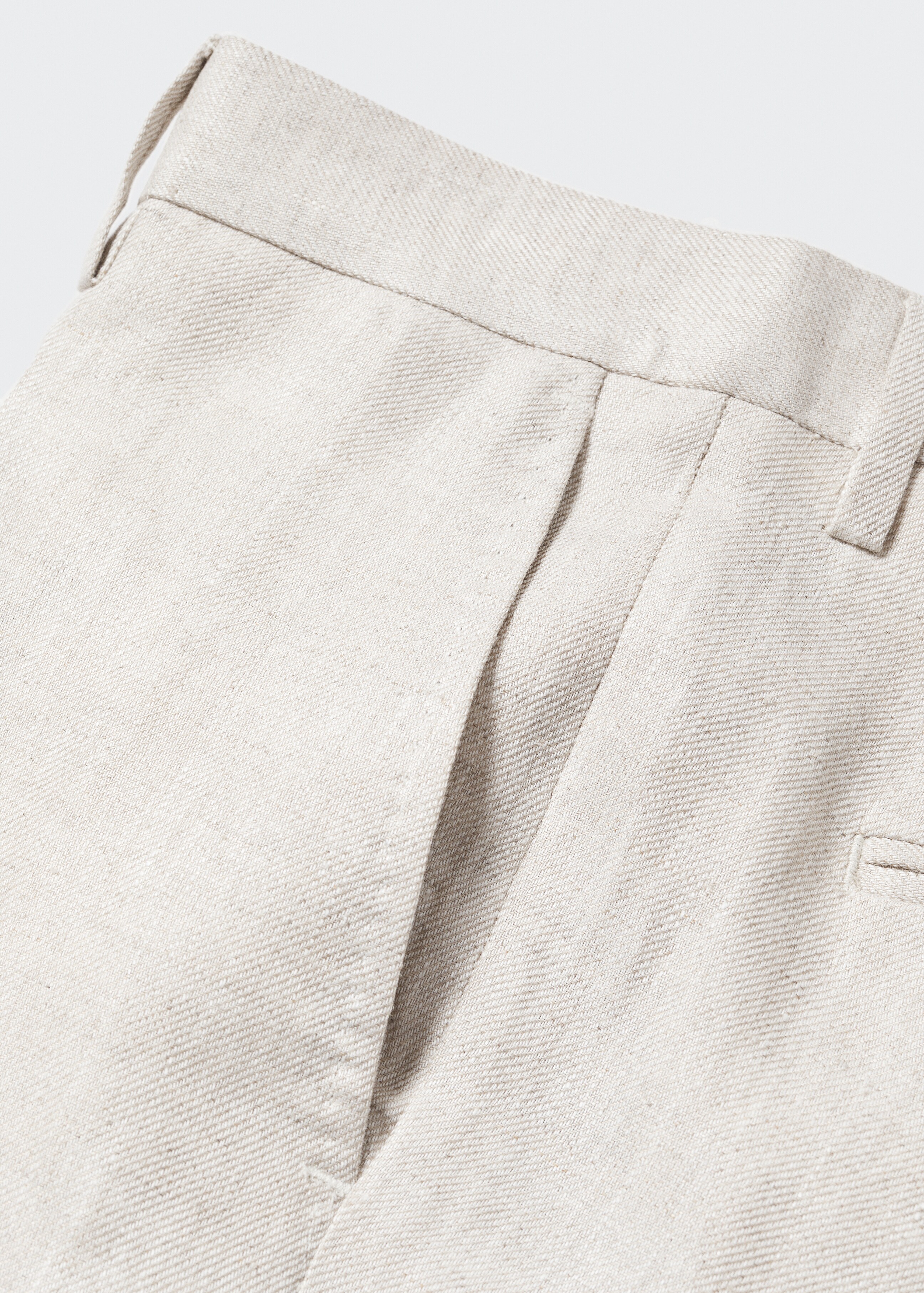 Pantalón traje 100% lino - Detalle del artículo 8