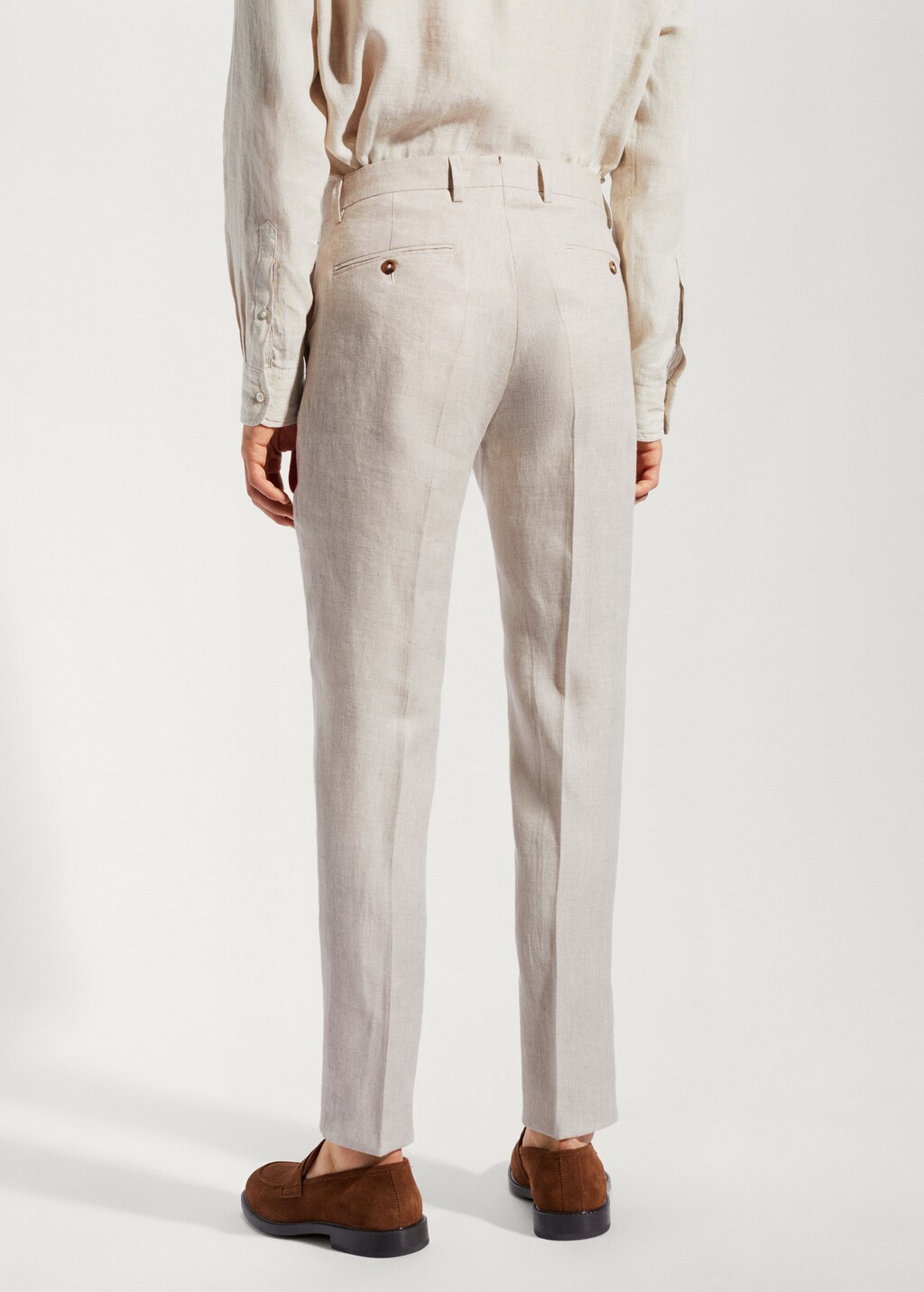 Linen pants suit mens online