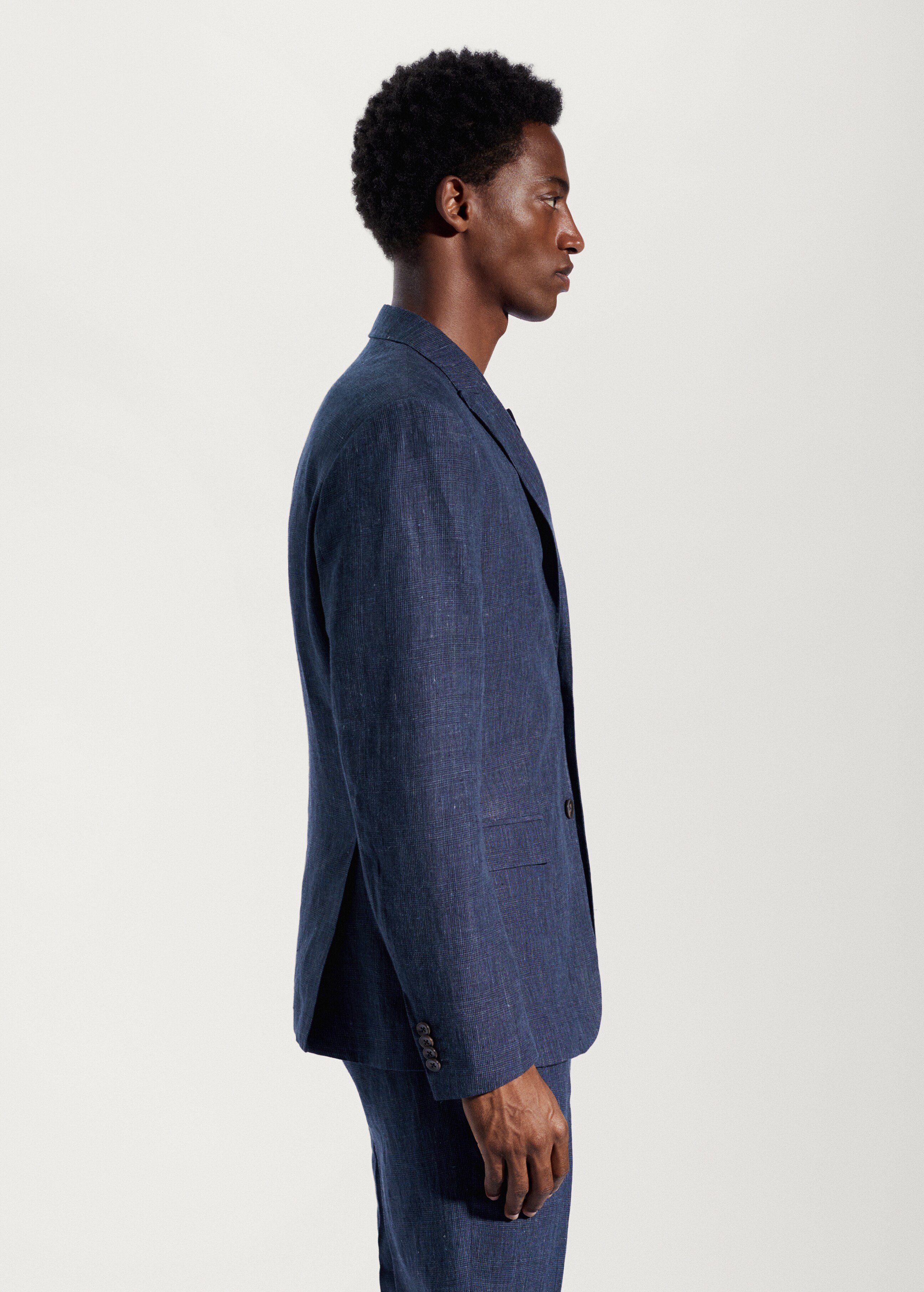 100% linen suit blazer - Details of the article 4