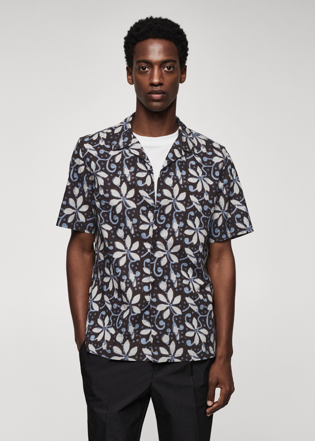 Printed bowling shirt - Medium plane