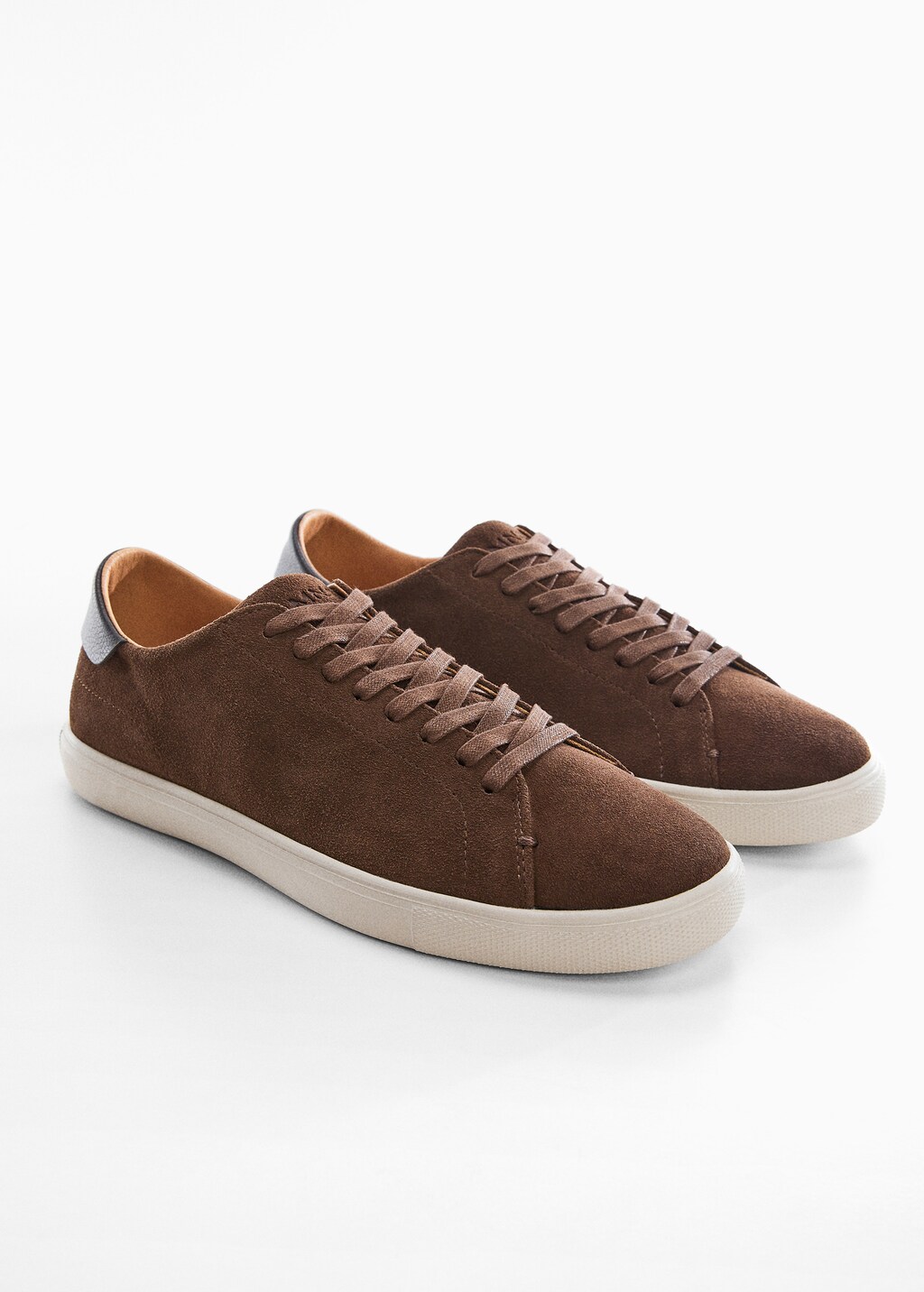 Laces suede sneaker - Medium plane