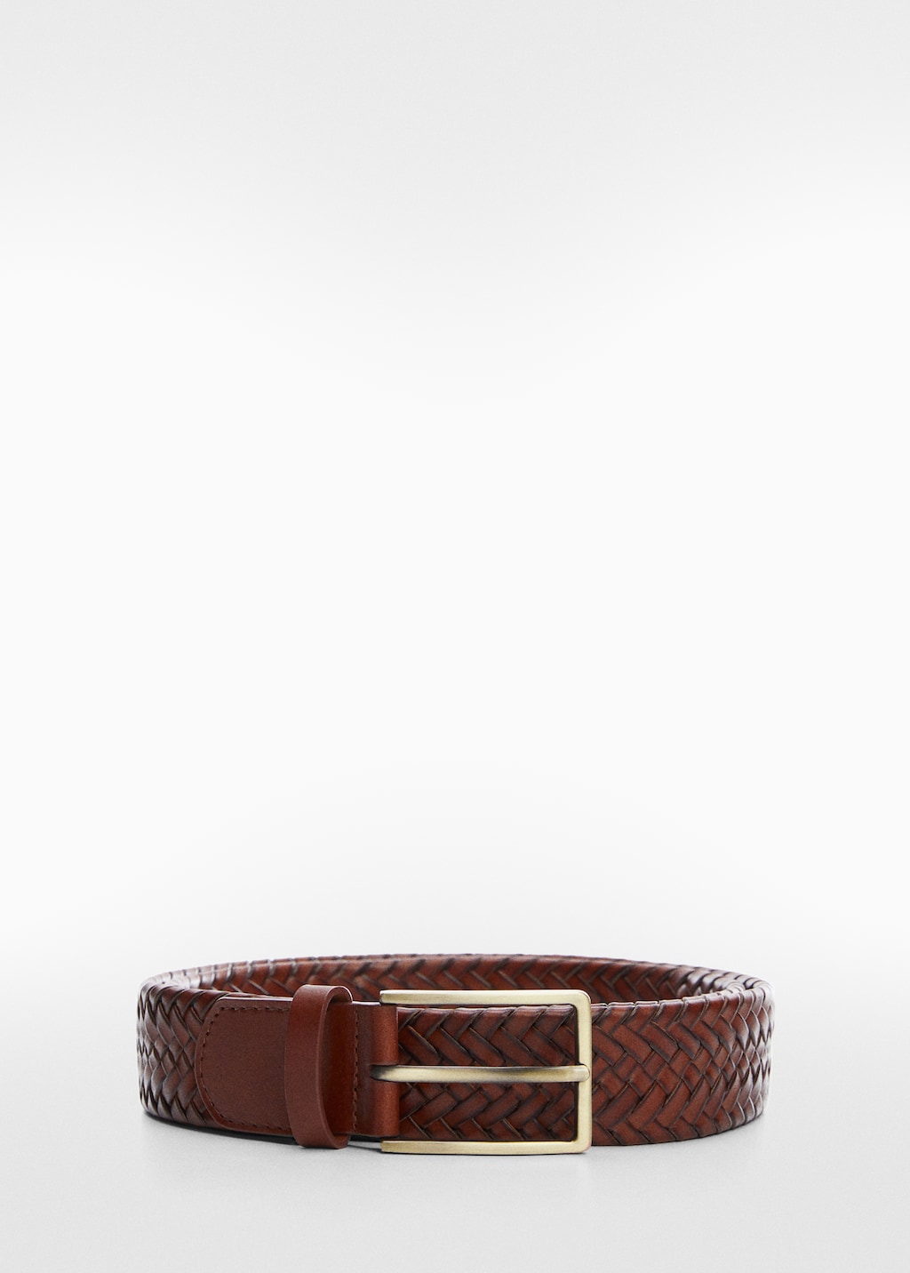 Braided leather belt - Article without model