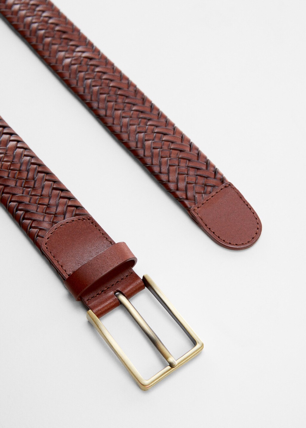 Braided leather belt - Details of the article 1