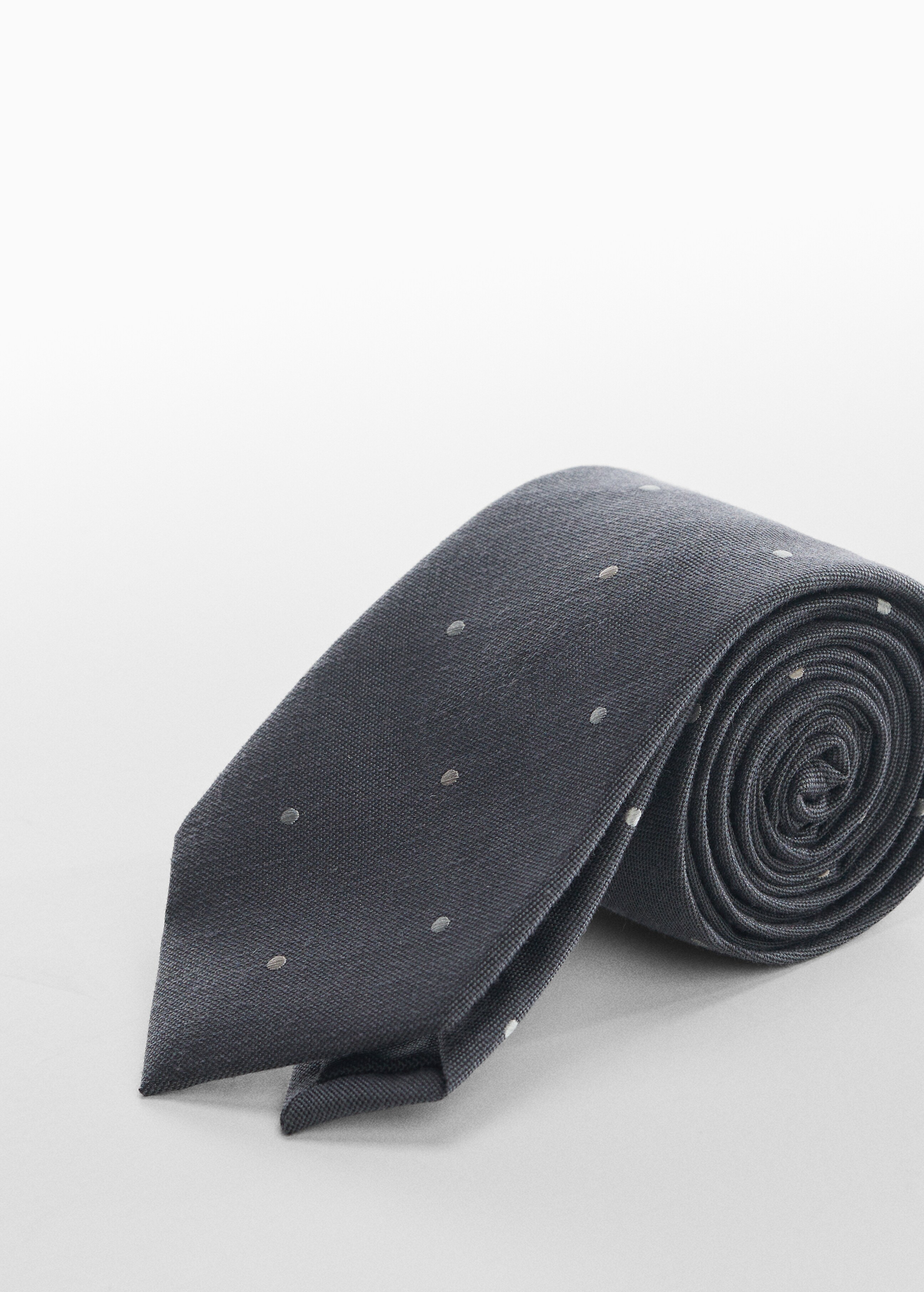 Pöttyös mintás nyakkendő - Felezősík