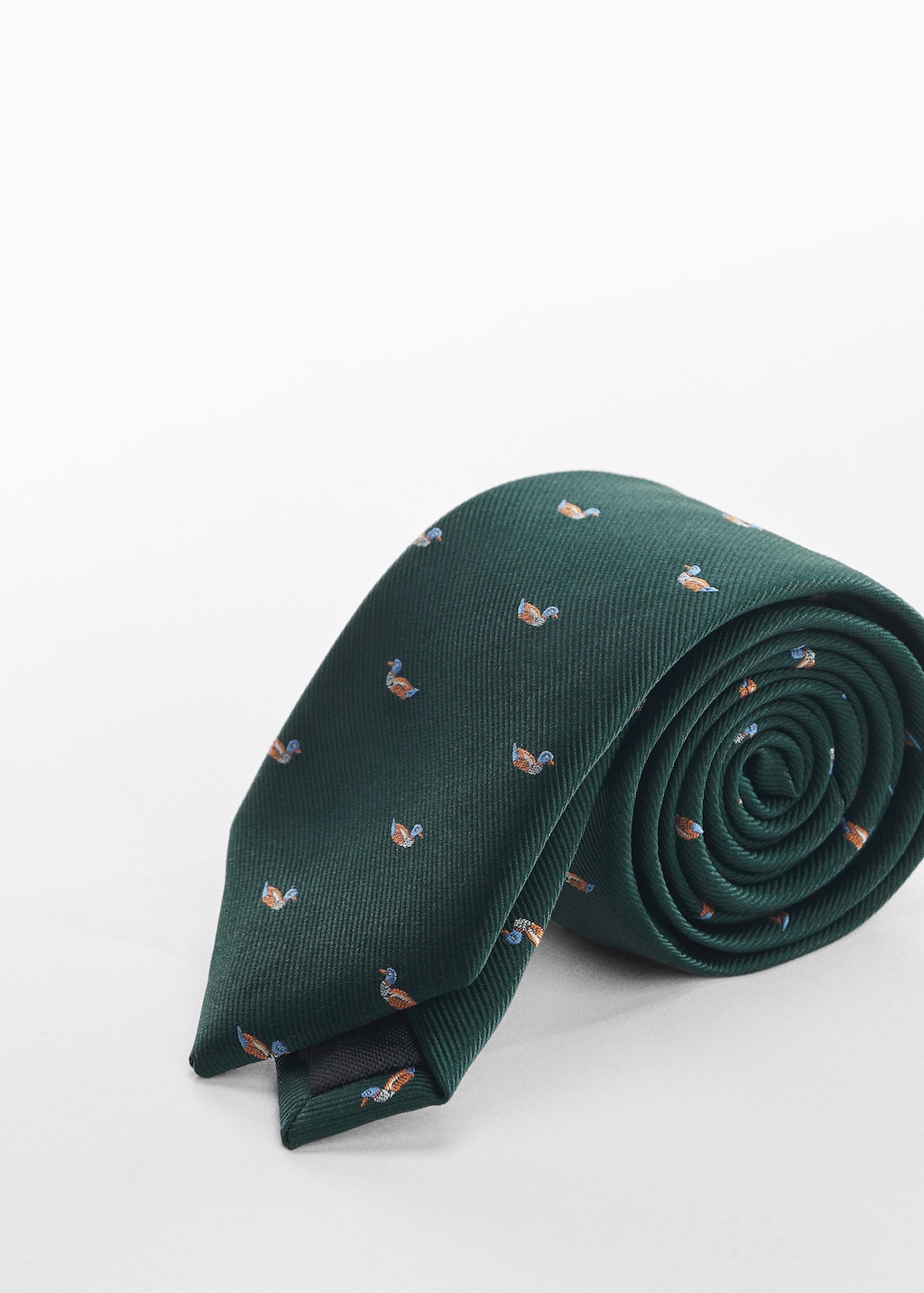 Floral print tie - Medium plane