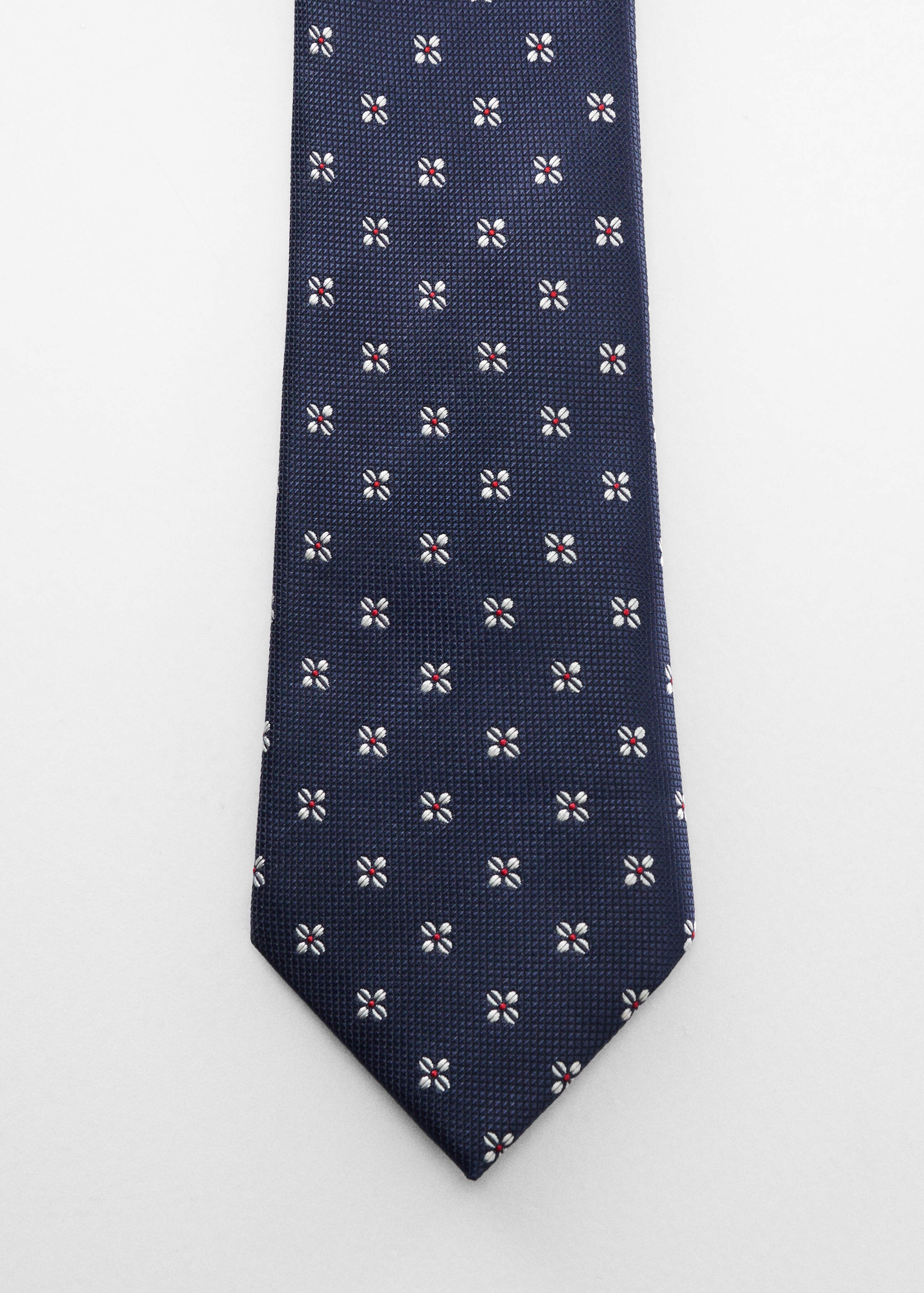 Floral print tie - Details of the article 1