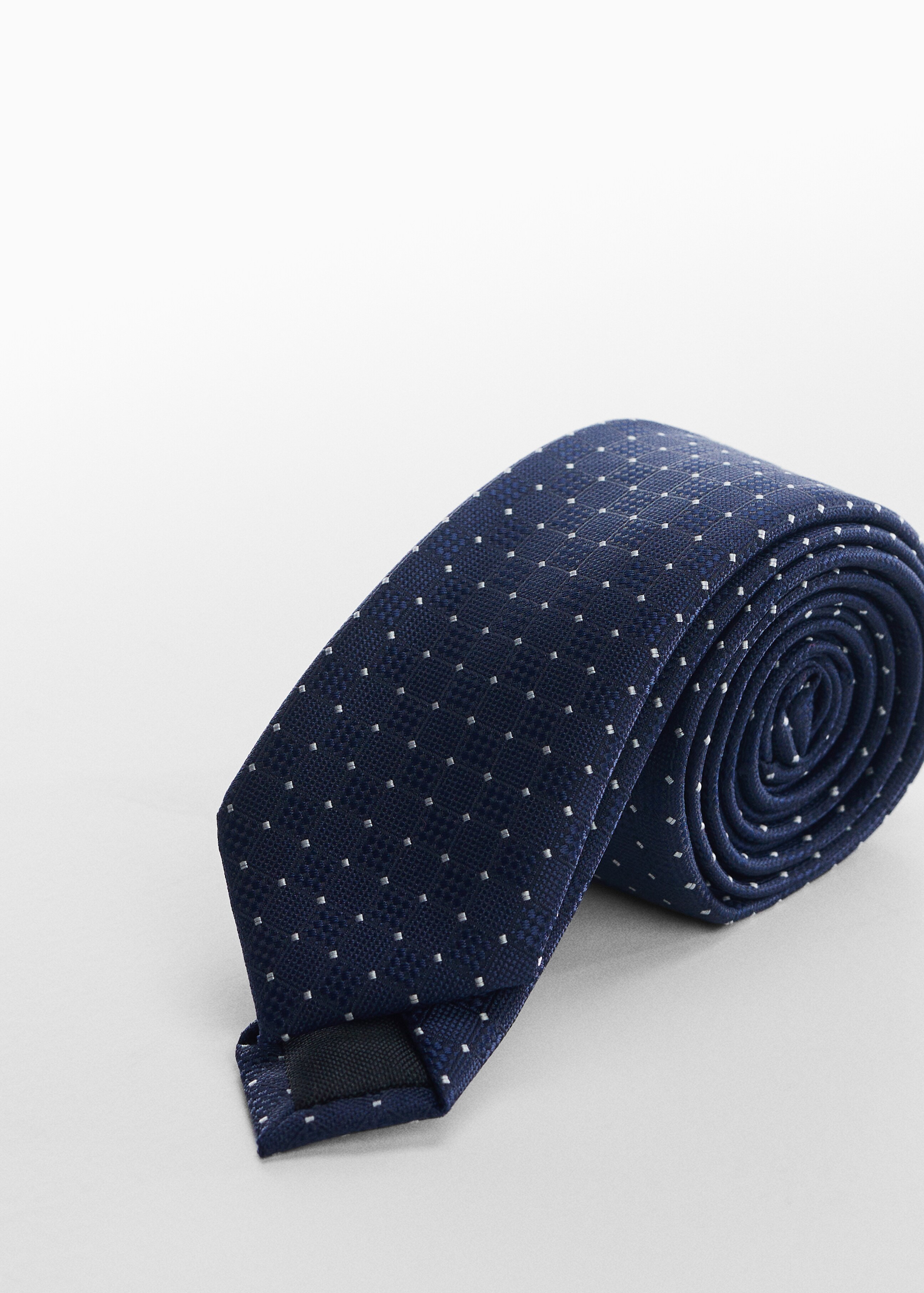 Krawatte mit geometrischer Struktur - Mittlere Ansicht