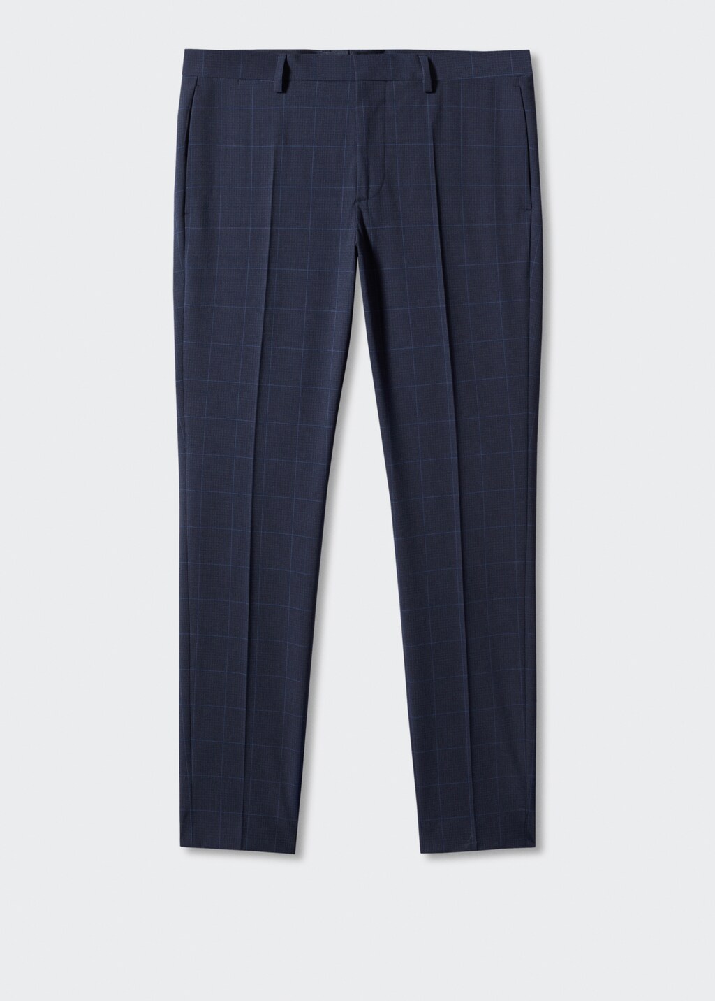 Super slim-fit Tailored check trousers - Article without model