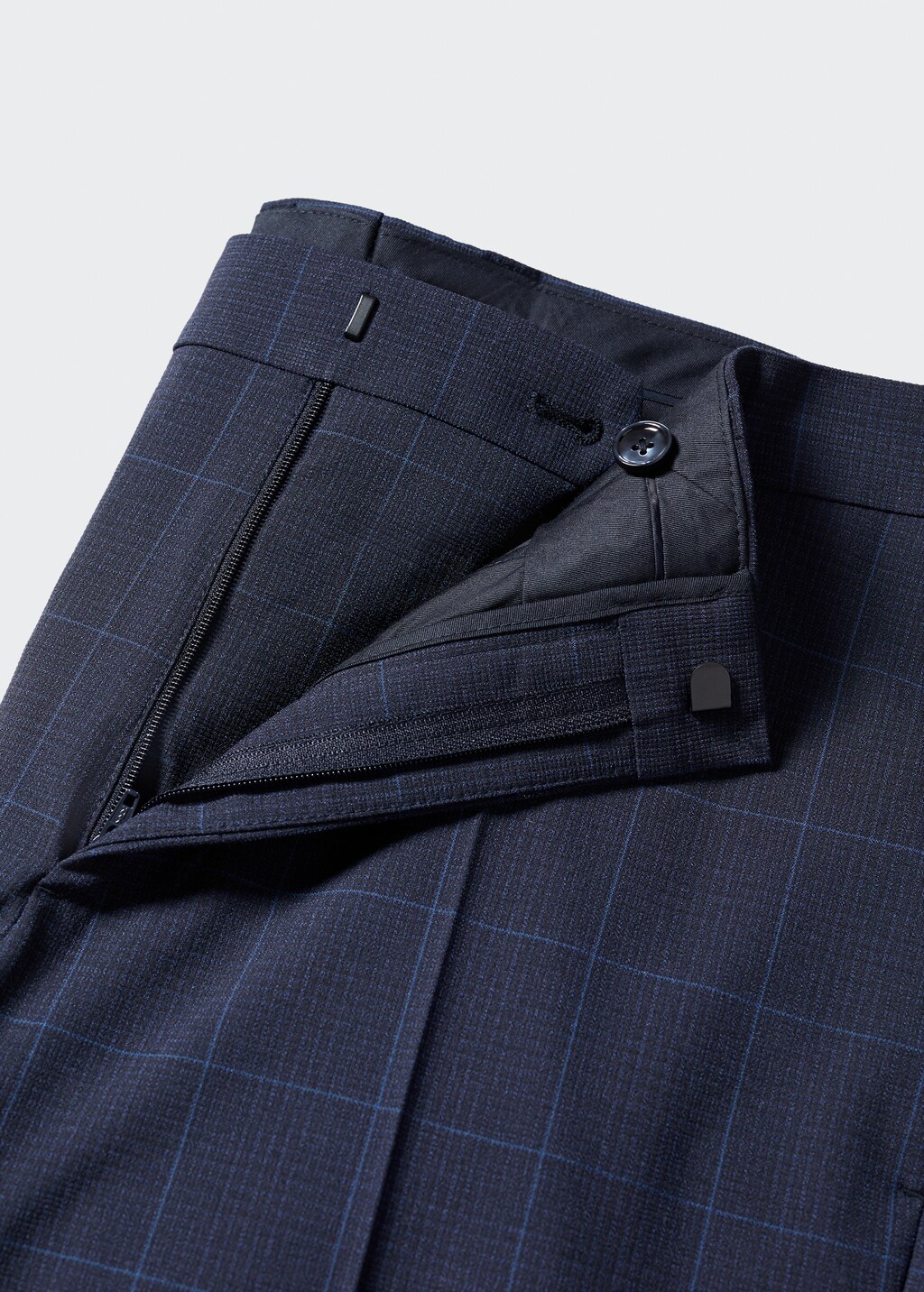 Super slim-fit Tailored check trousers - Details of the article 8