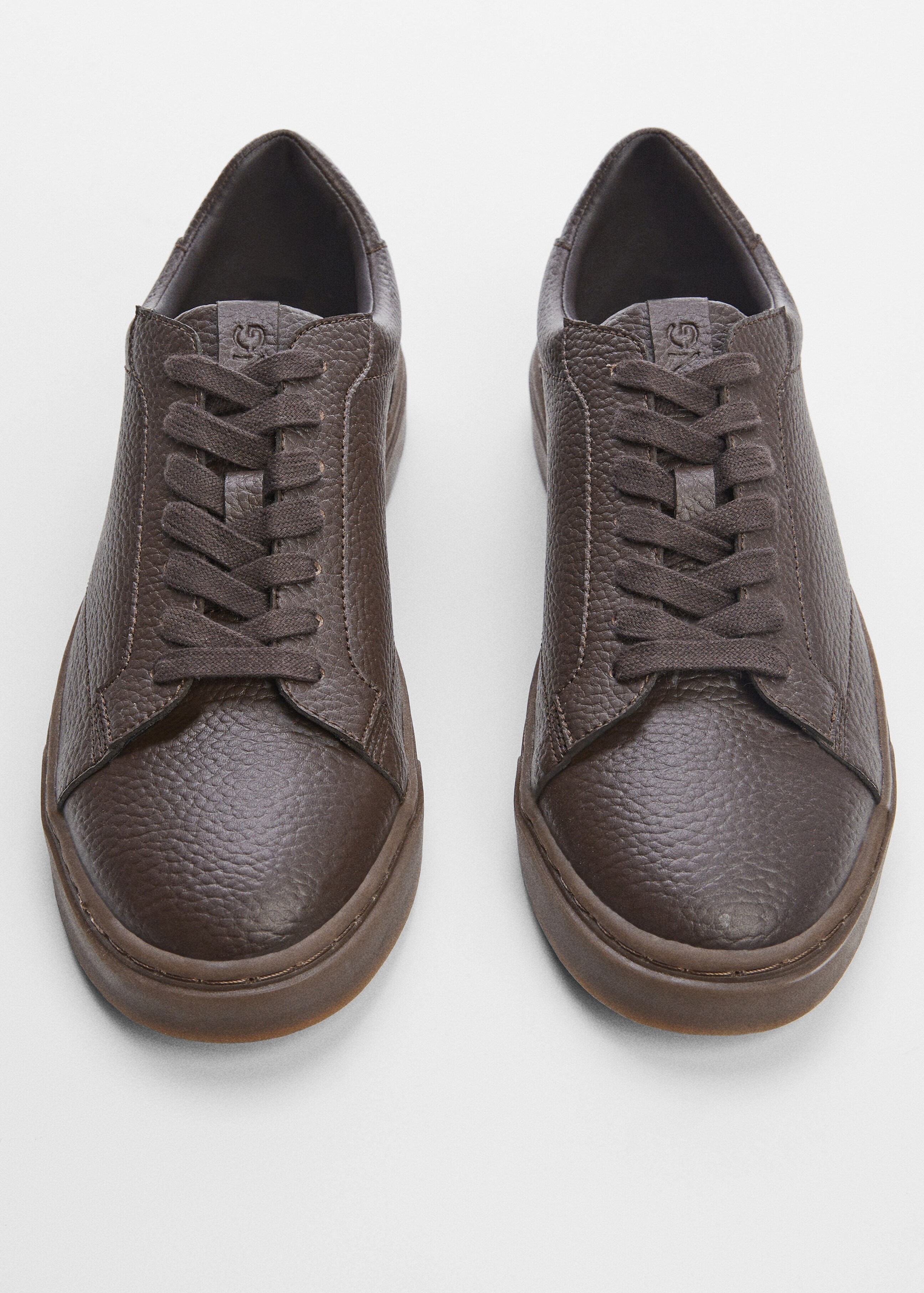 Pebbled leather sneakers - Details of the article 2