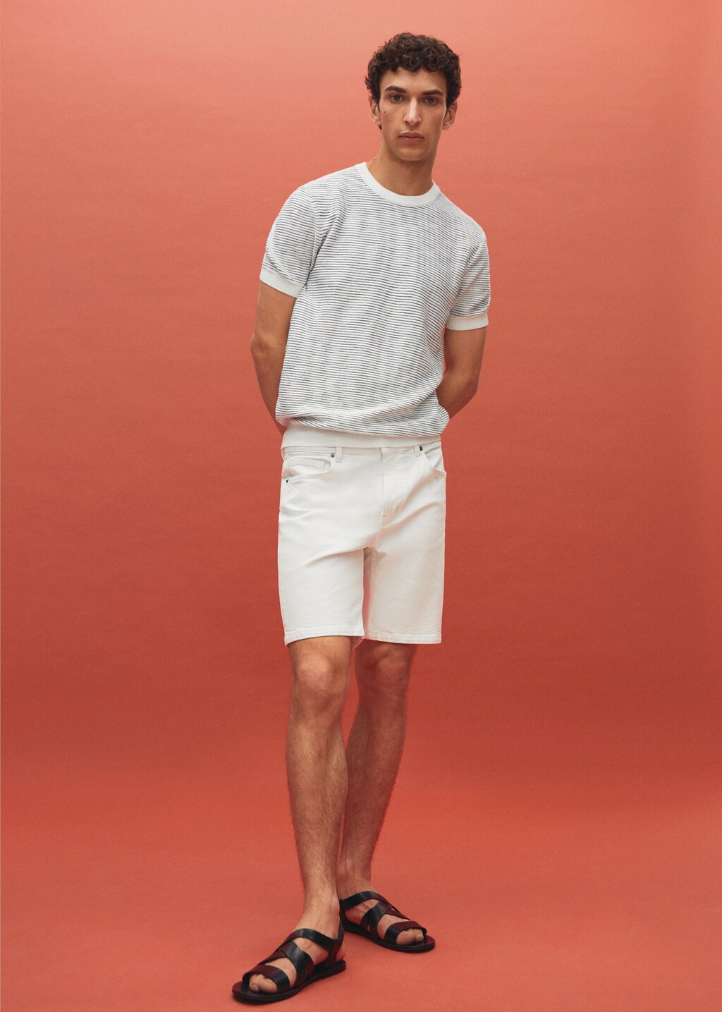 Regular Fit-Bermudashorts aus Jeans - Detail des Artikels 5