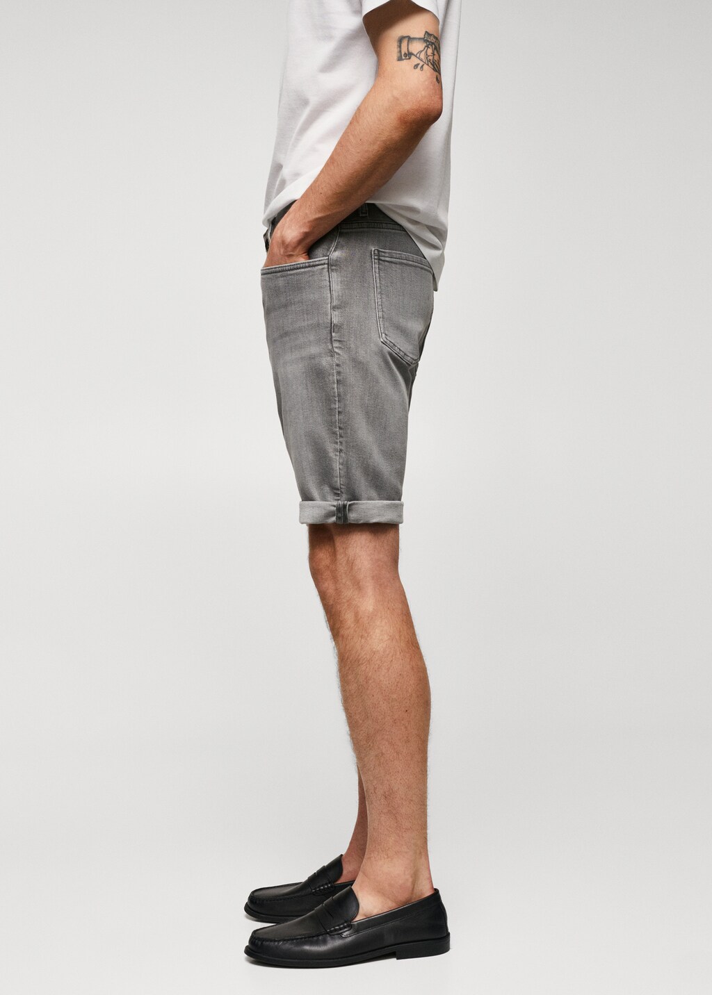 Slim Fit-Jeans-Bermudashorts - Detail des Artikels 2