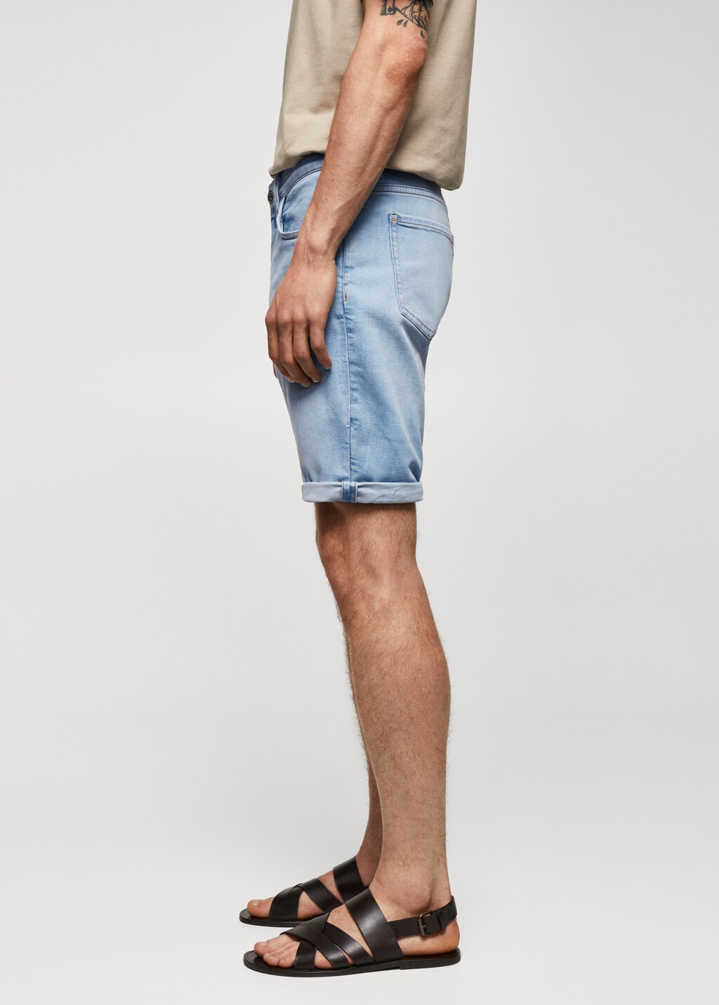 Slim Fit-Jeans-Bermudashorts - Detail des Artikels 2