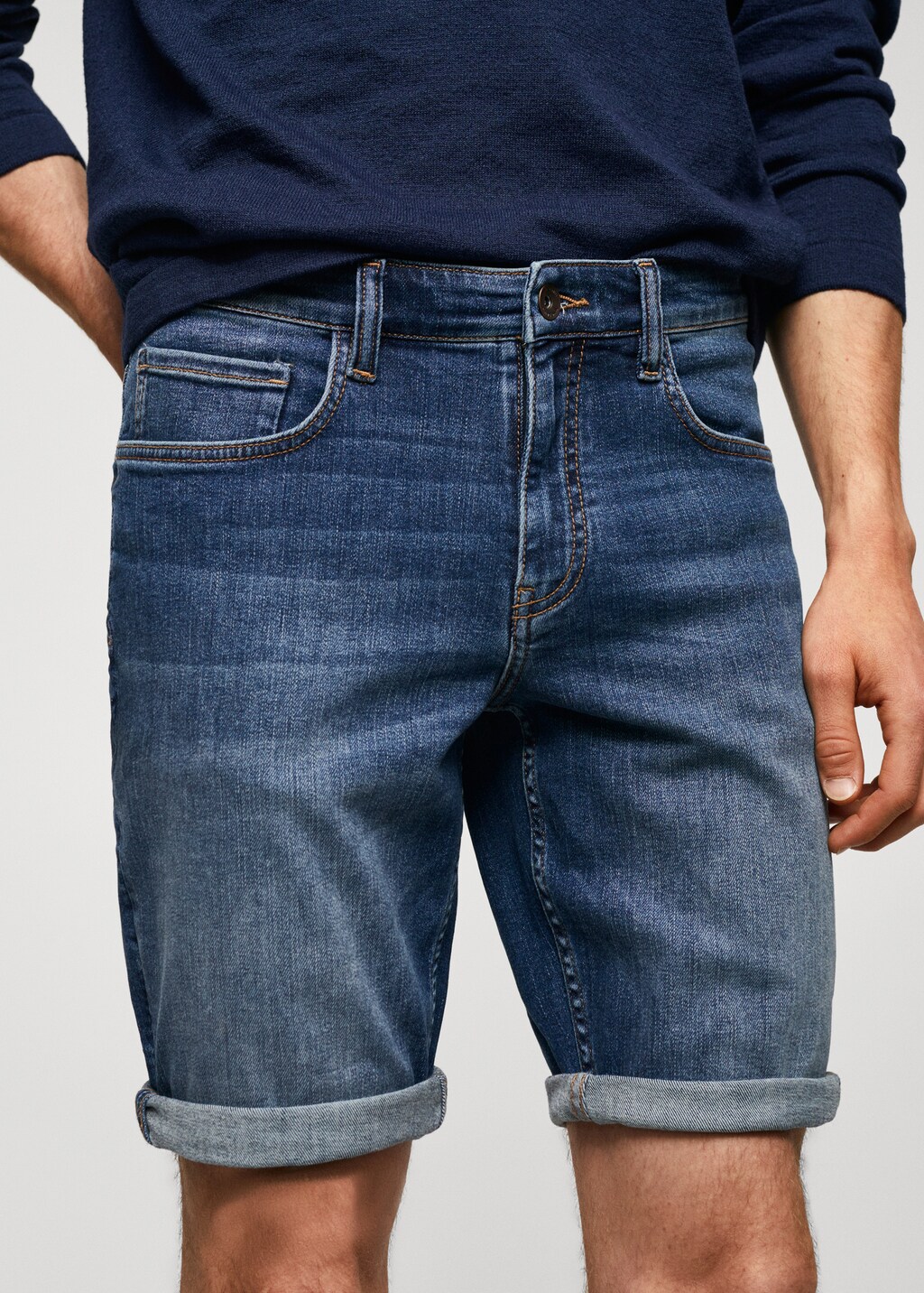 Bermudas vaqueras slim fit - Detalle del artículo 1