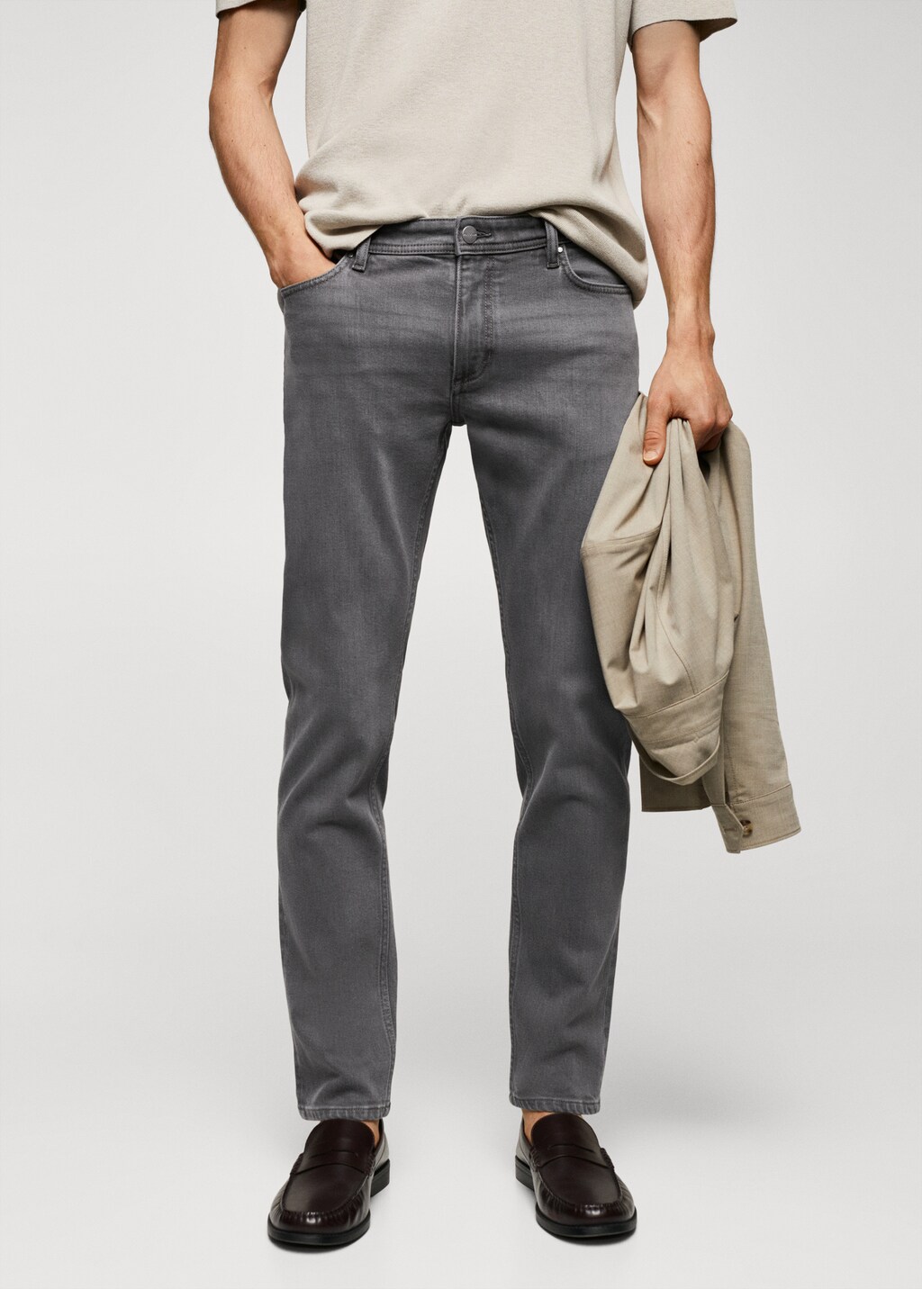 Jan slim-fit jeans - Medium plane