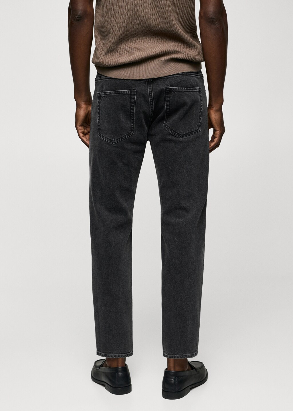 Jeans Ben tapered cropped - Baksiden av artikkelen