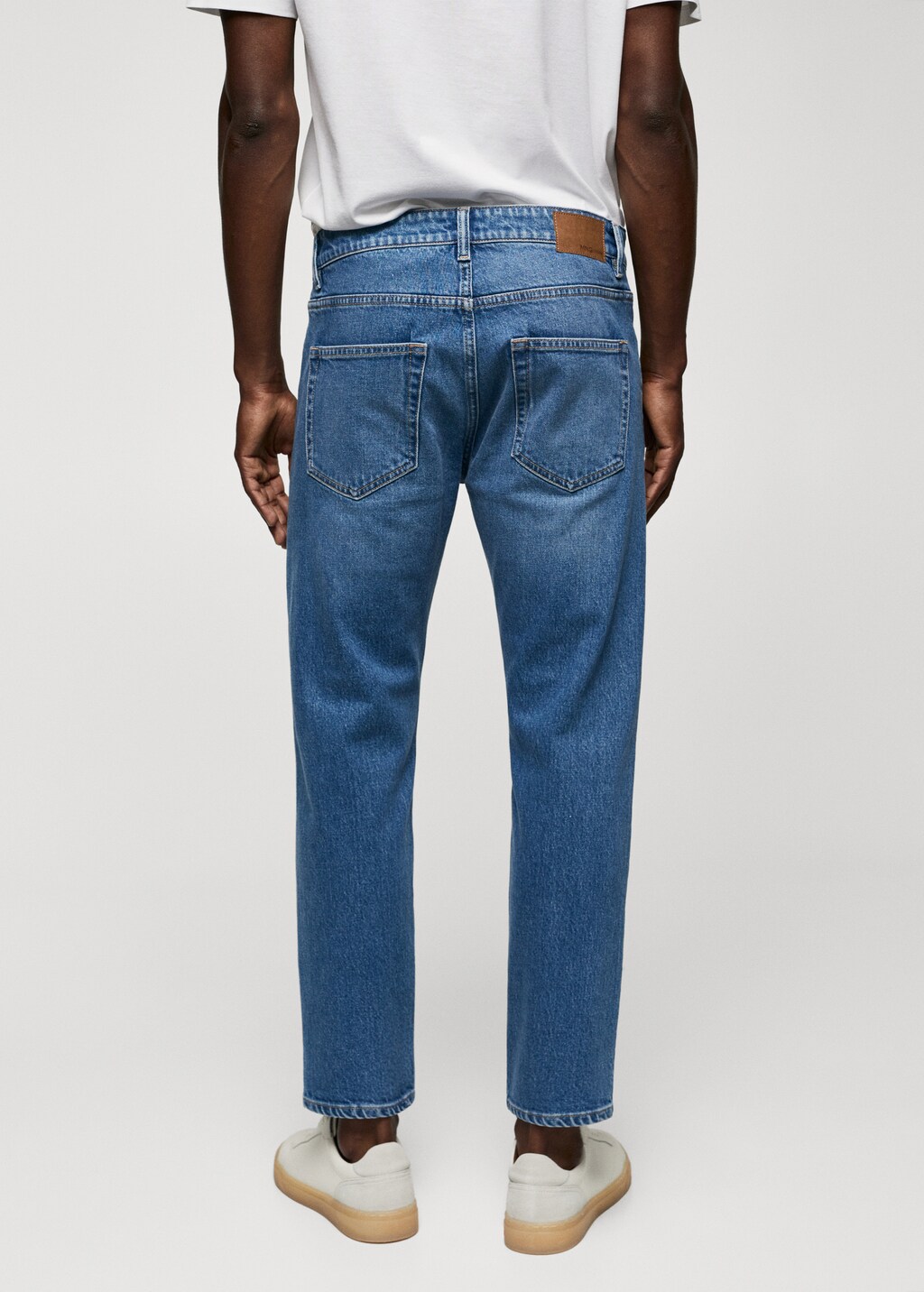 Jeans Ben tapered cropped - Baksiden av artikkelen