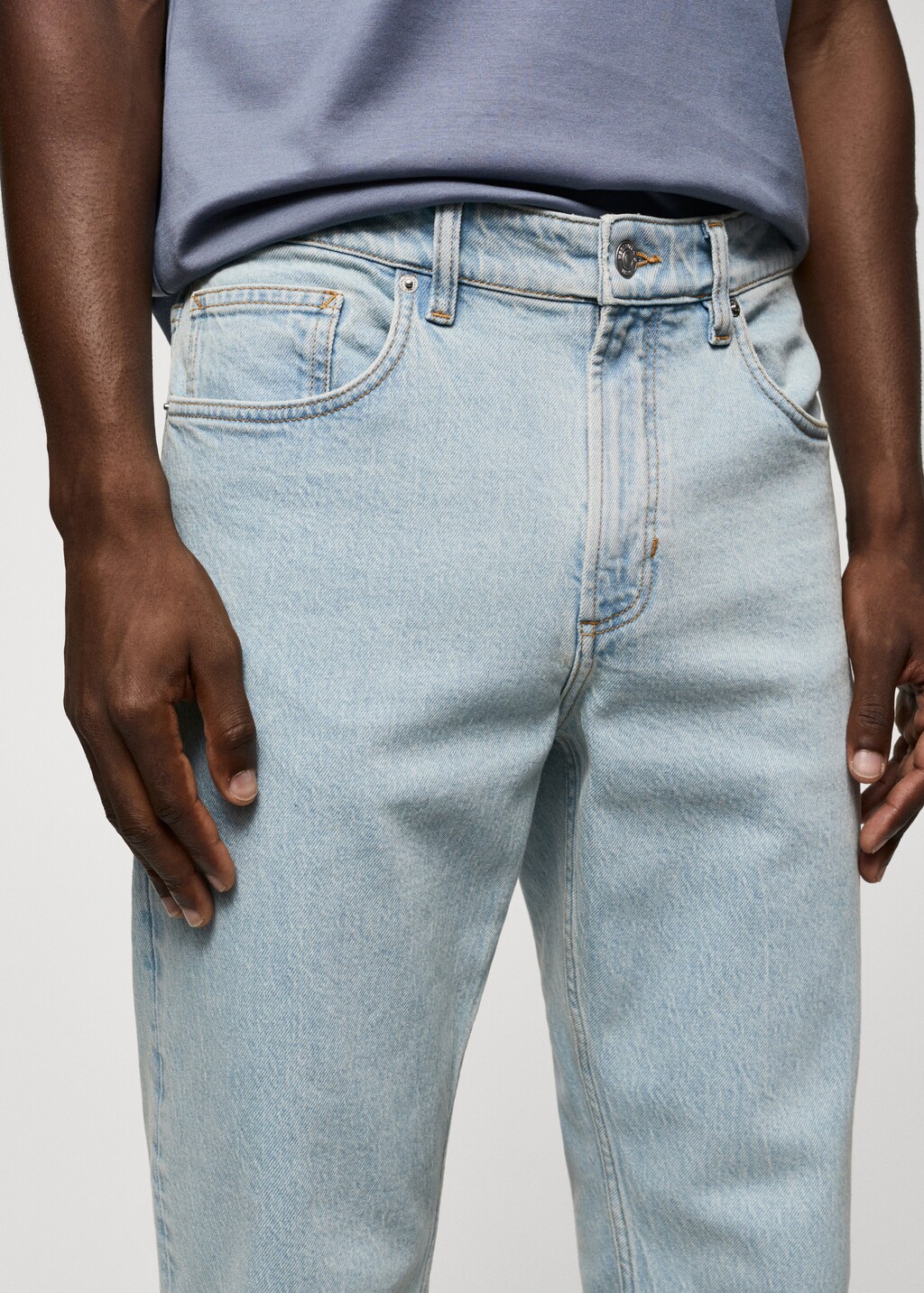 Ben tapered cropped jeans - Details of the article 1